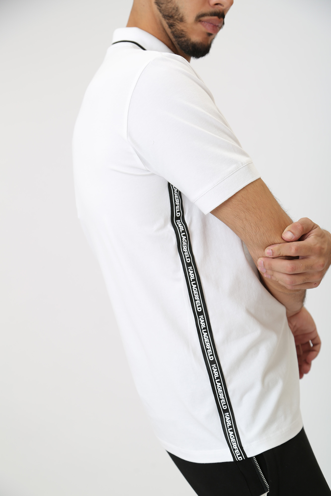 534221_745019 Поло Karl Lagerfeld Белый