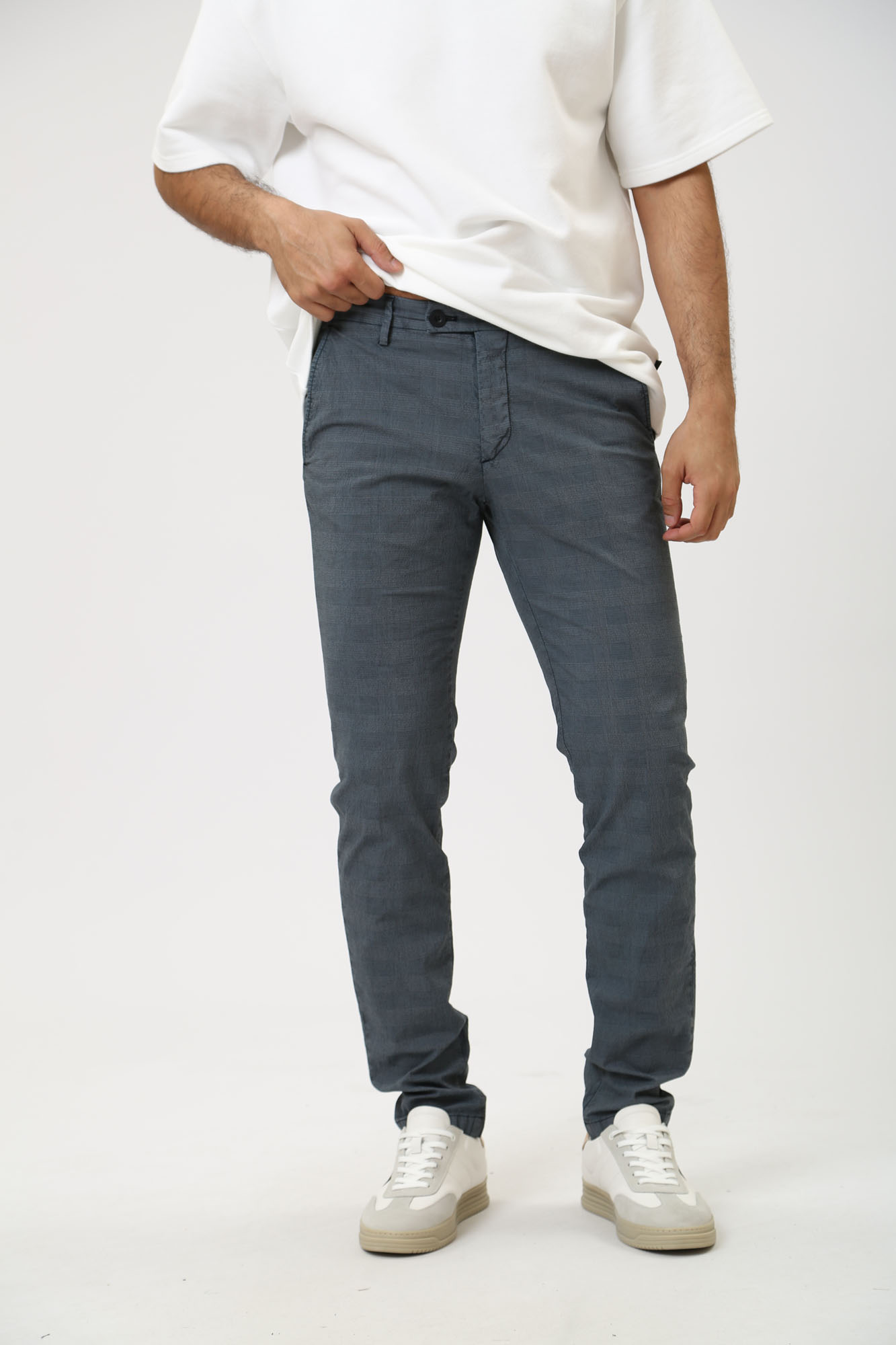 30040702_10017253 Брюки чиносы Strellson Синий