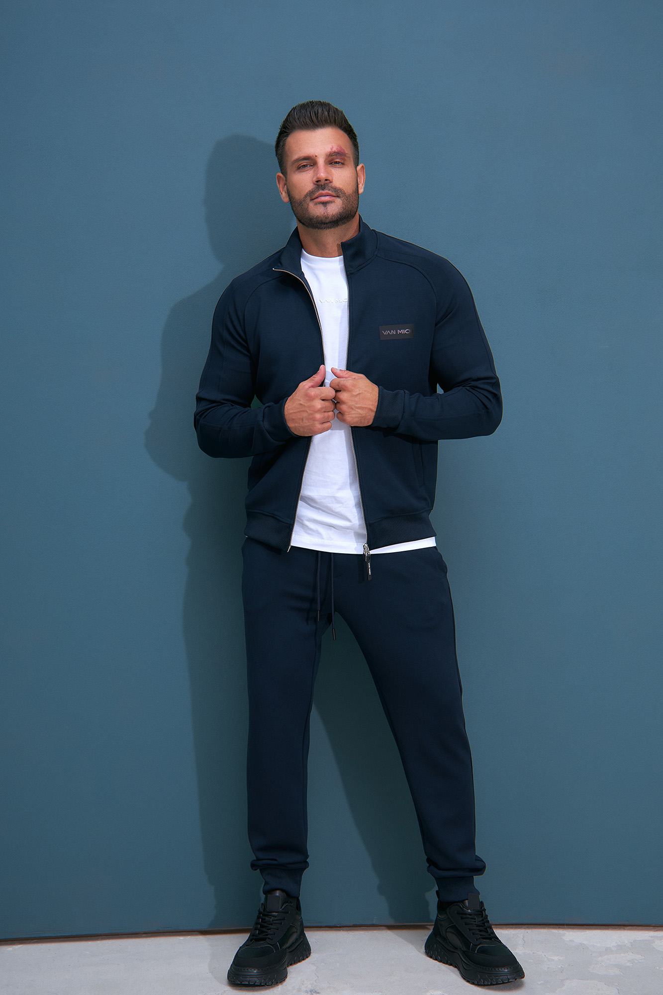 VM-232-53-120 Толстовка Van Mich Синий