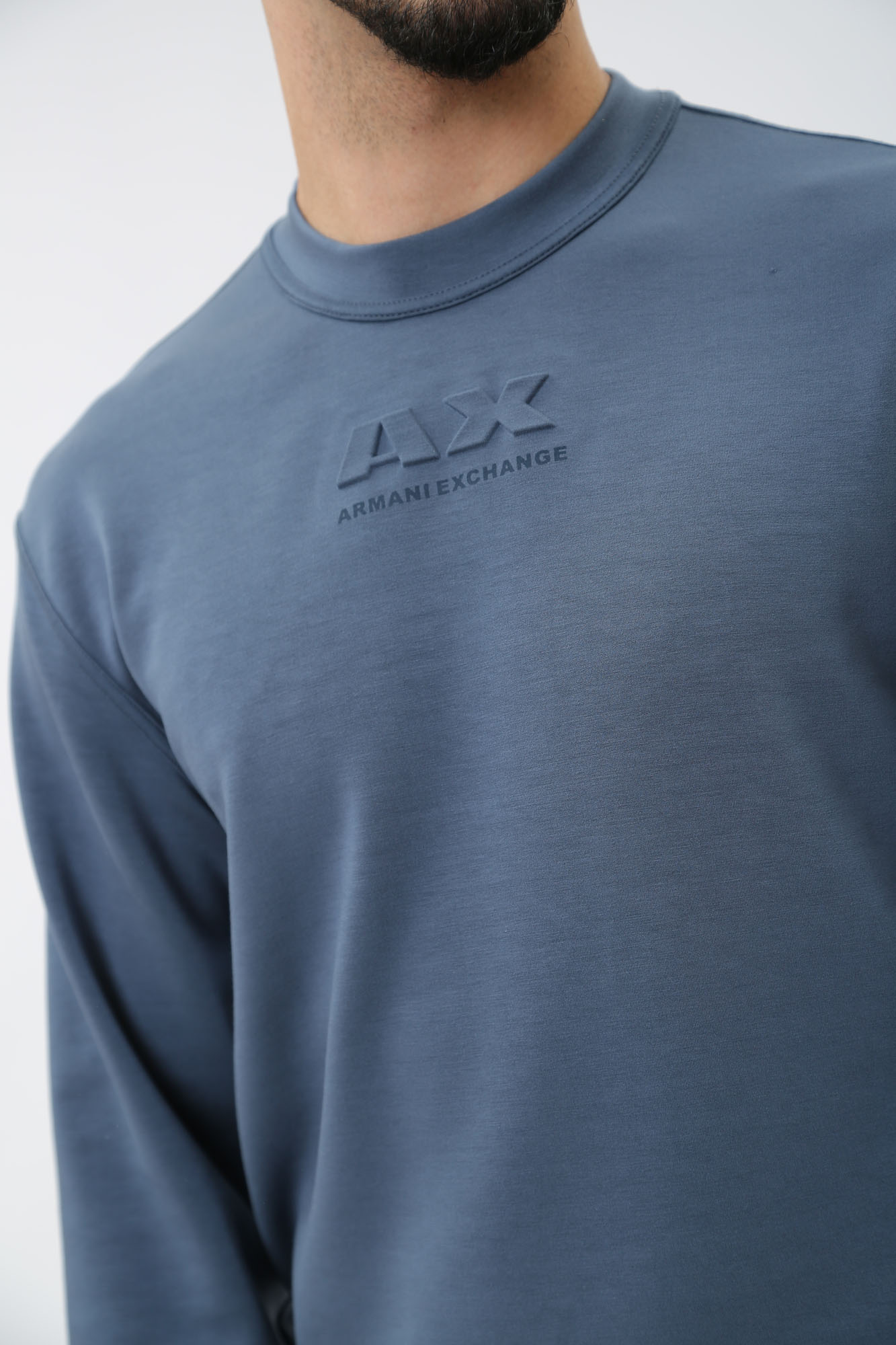 3DZMAA_ZJUBZ Свитшот Armani Exchange Синий