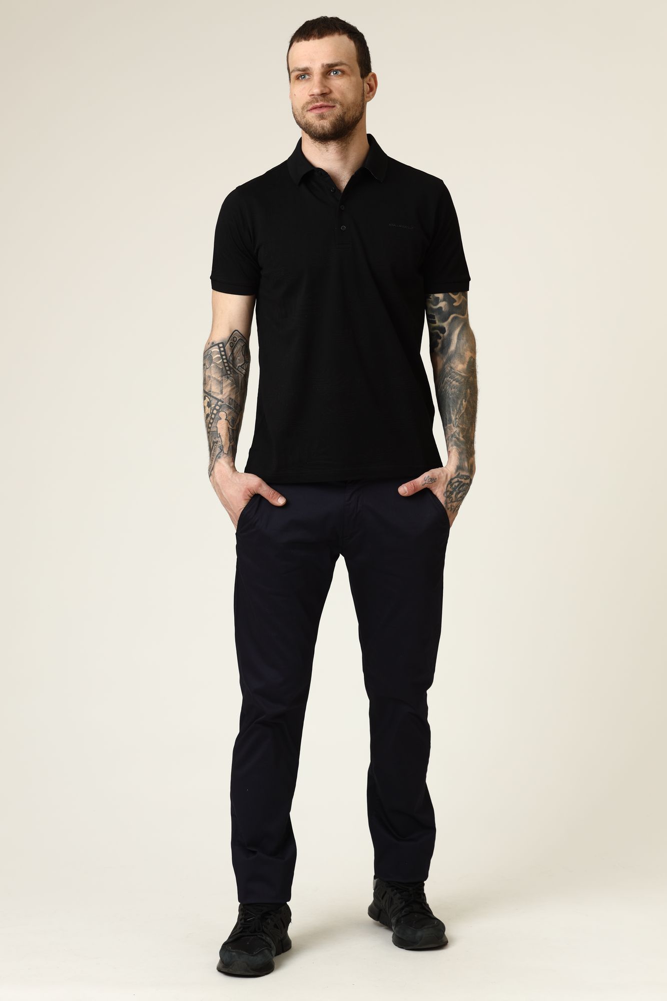 511215_745013 Поло Karl Lagerfeld Черный