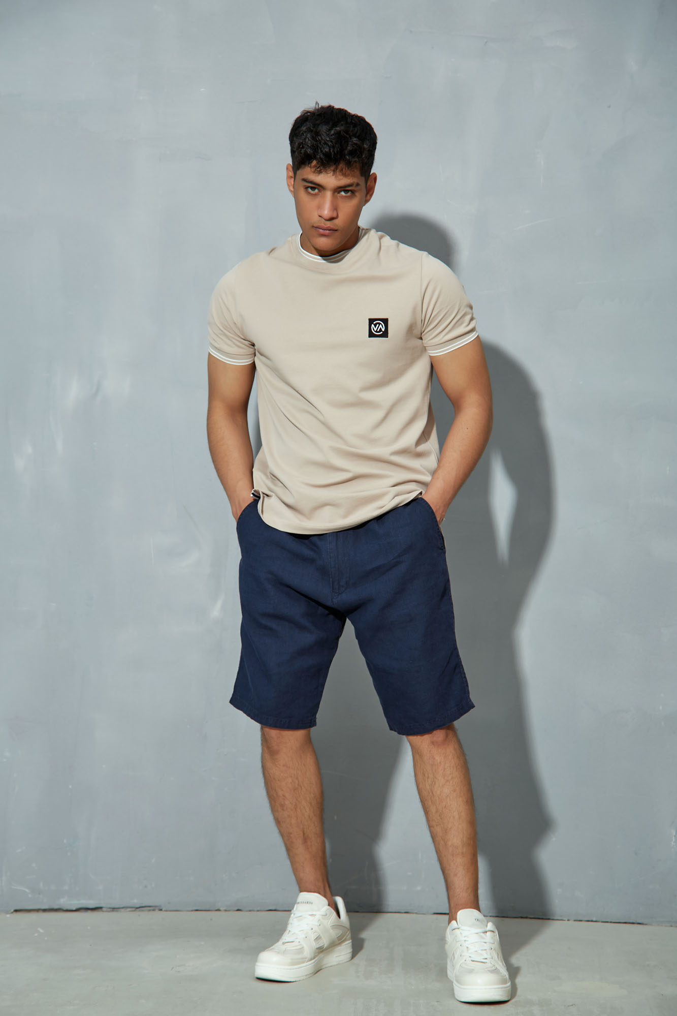 VM-ERK-22-070 Футболка Van Mich Бежевый