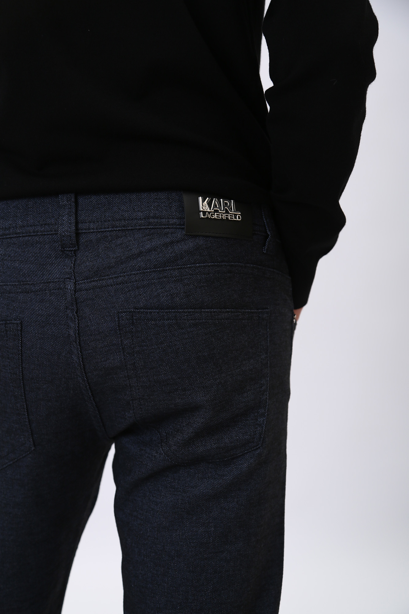 524816_265840 Брюки 5-карманные  Karl Lagerfeld Синий