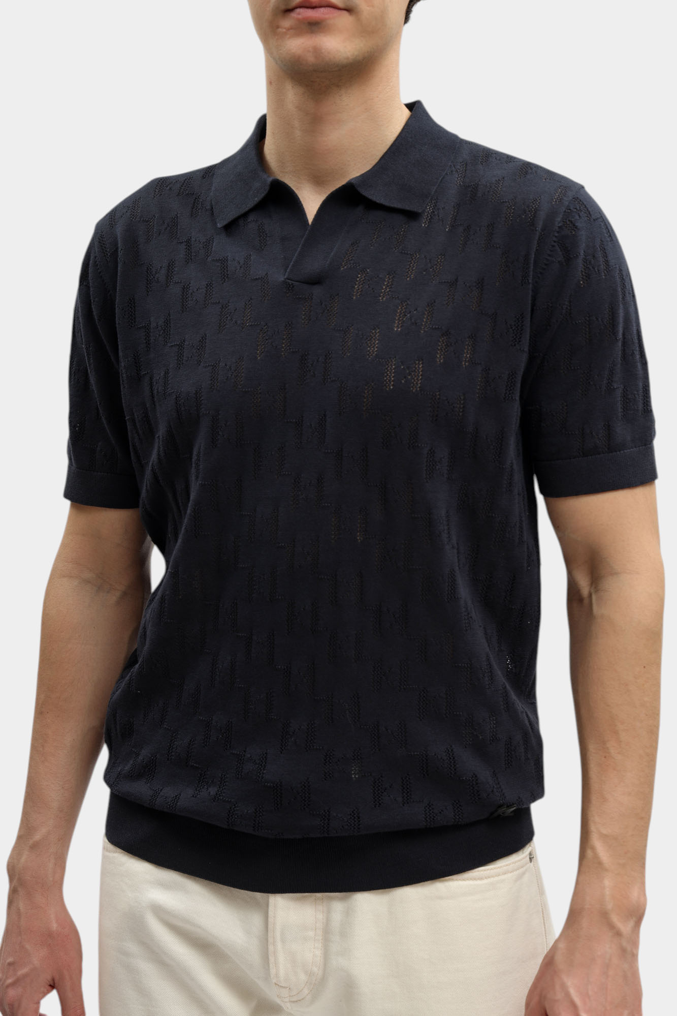 562301_655005 Поло Karl Lagerfeld Синий