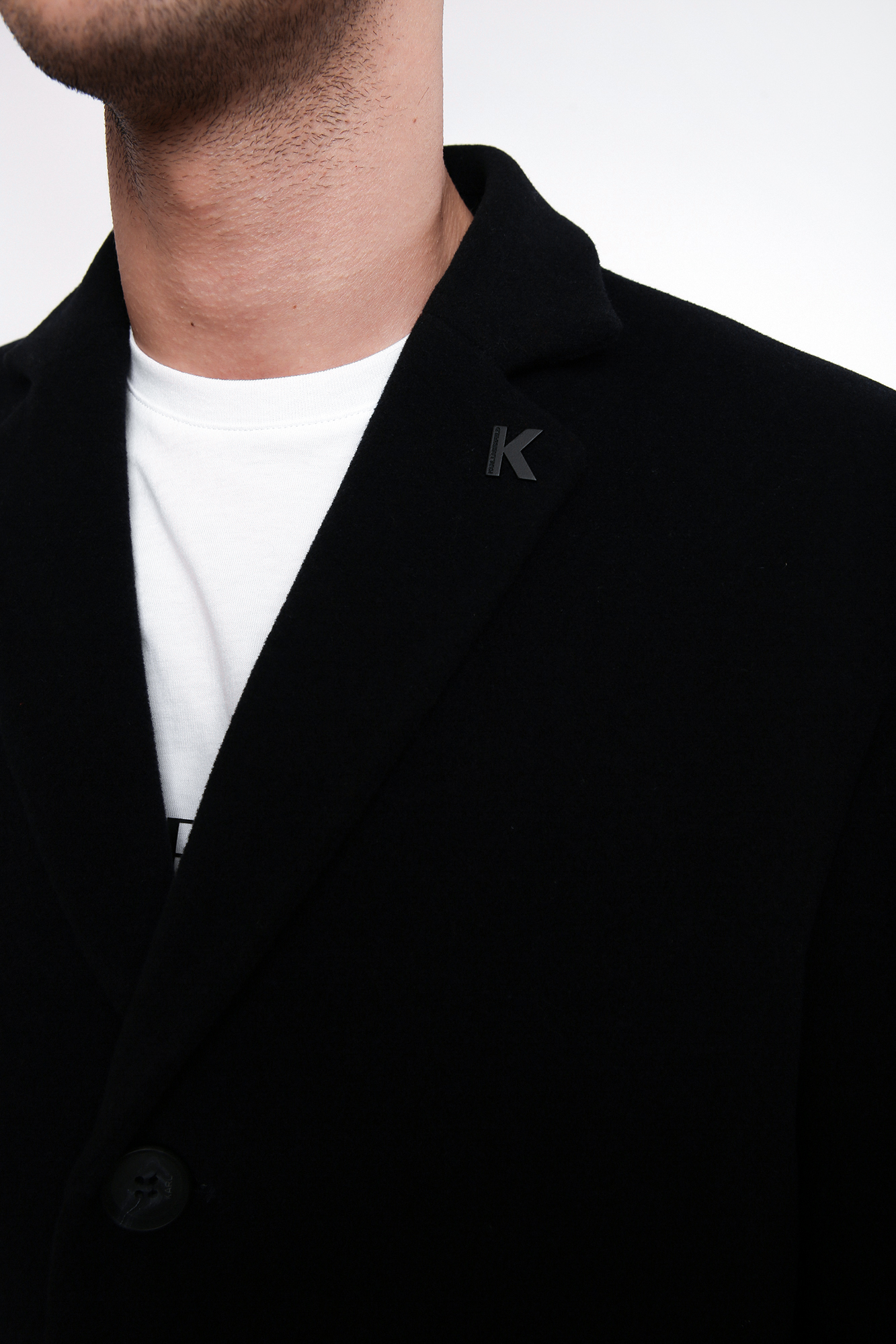 512798_455710 Пальто Karl Lagerfeld Синий