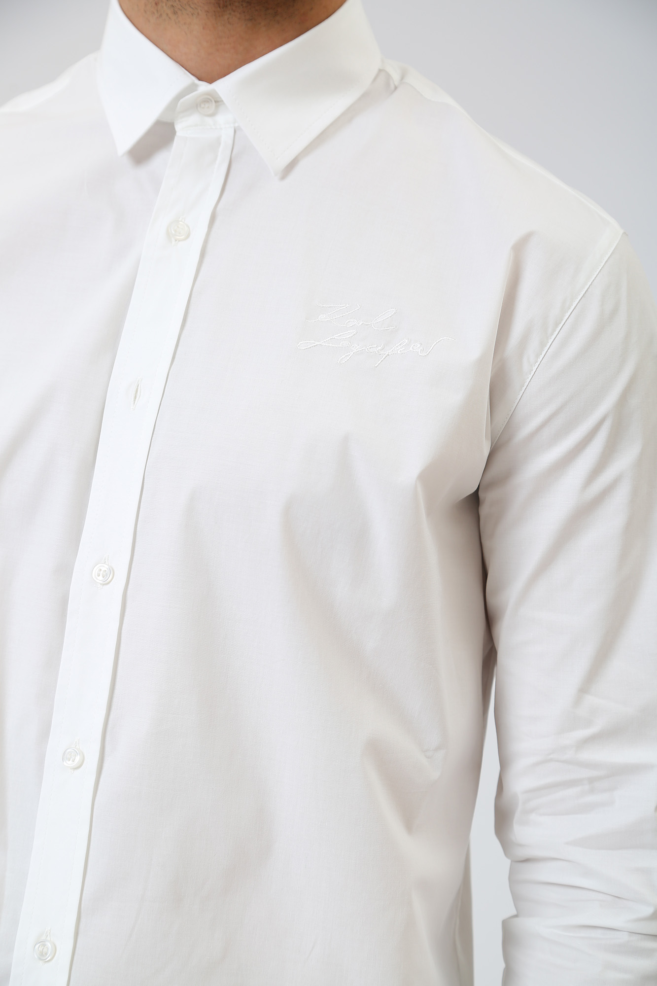 532600_605935 Рубашка Karl Lagerfeld Белый