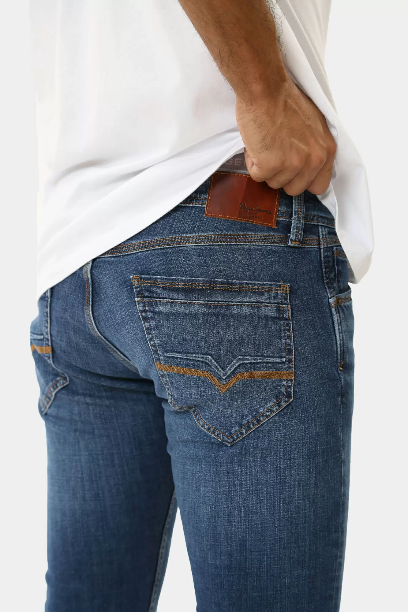 PM207391 Брюки джинсовые Pepe Jeans Синий