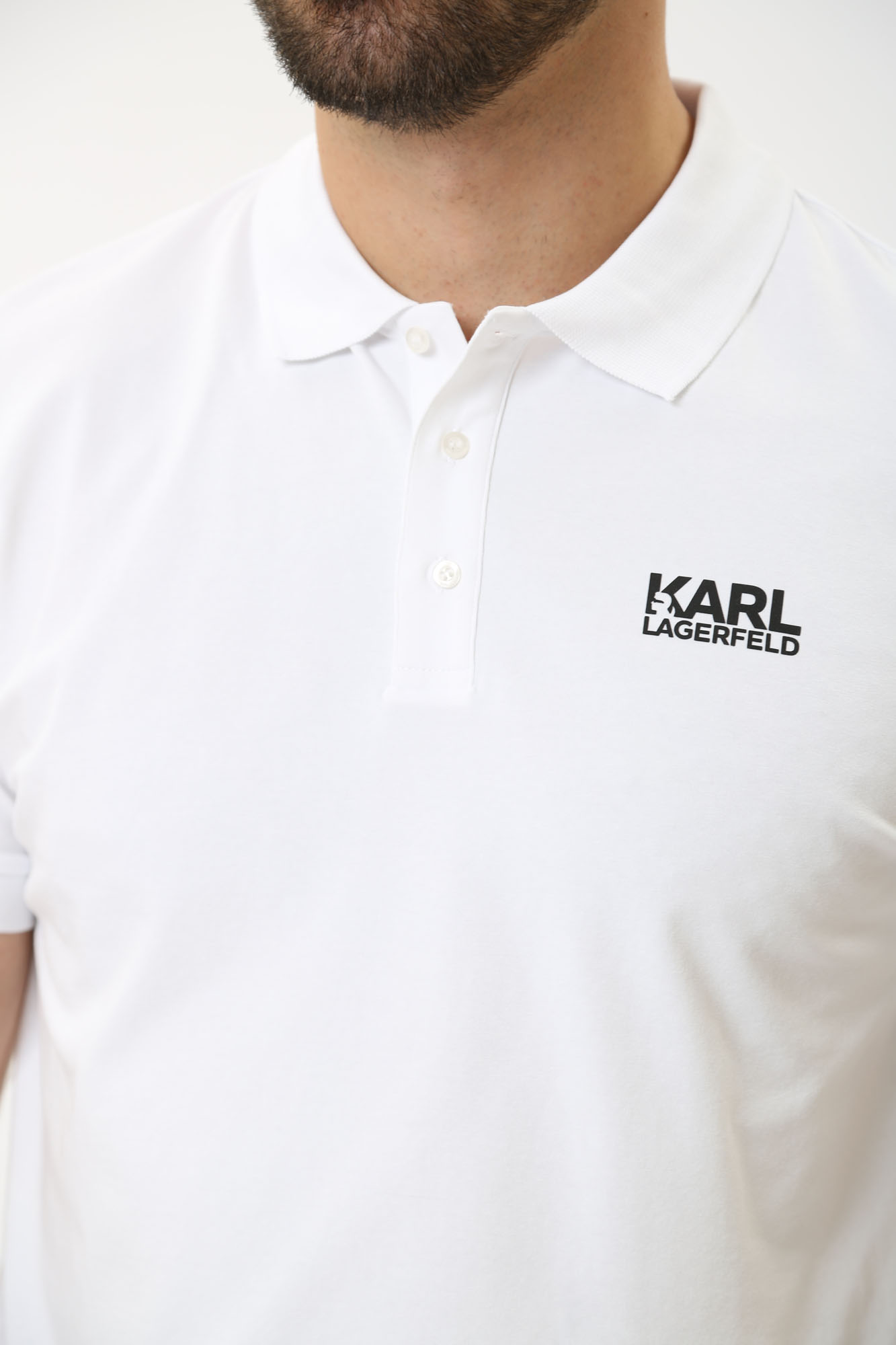 543235_745088 Поло Karl Lagerfeld Белый