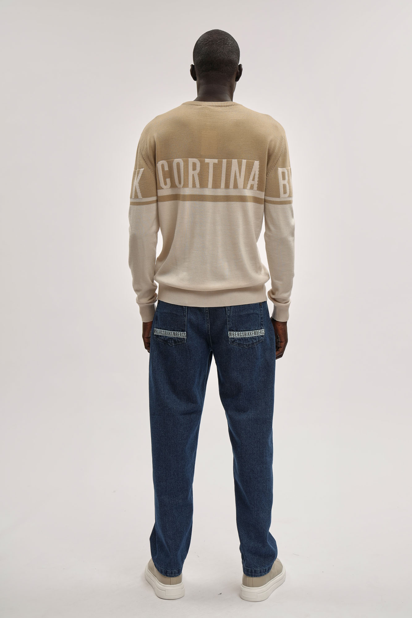 BMM1172 Джемпер Bikkembergs Бежевый