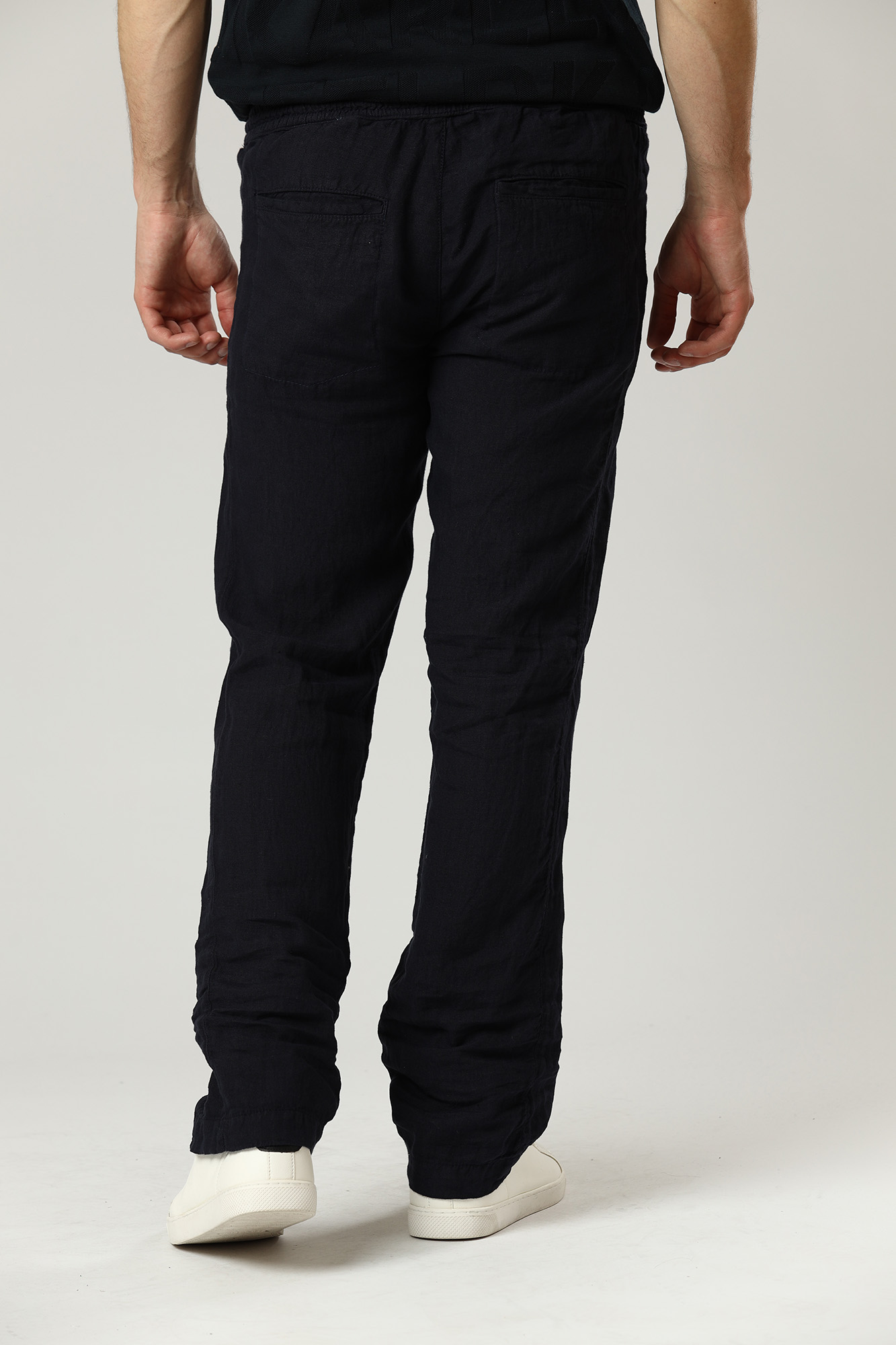 521815_255815 Брюки льняные Karl Lagerfeld Синий