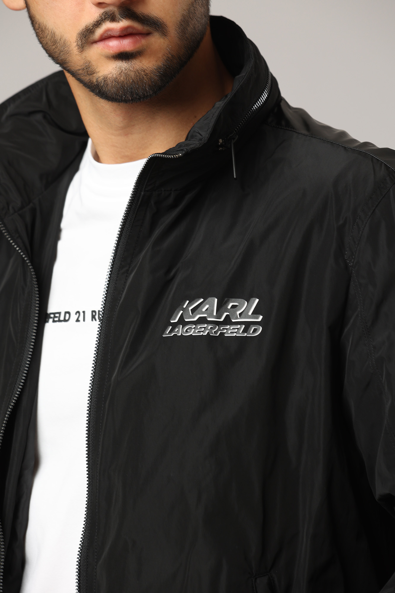 523501_505081 Ветровка Karl Lagerfeld Черный