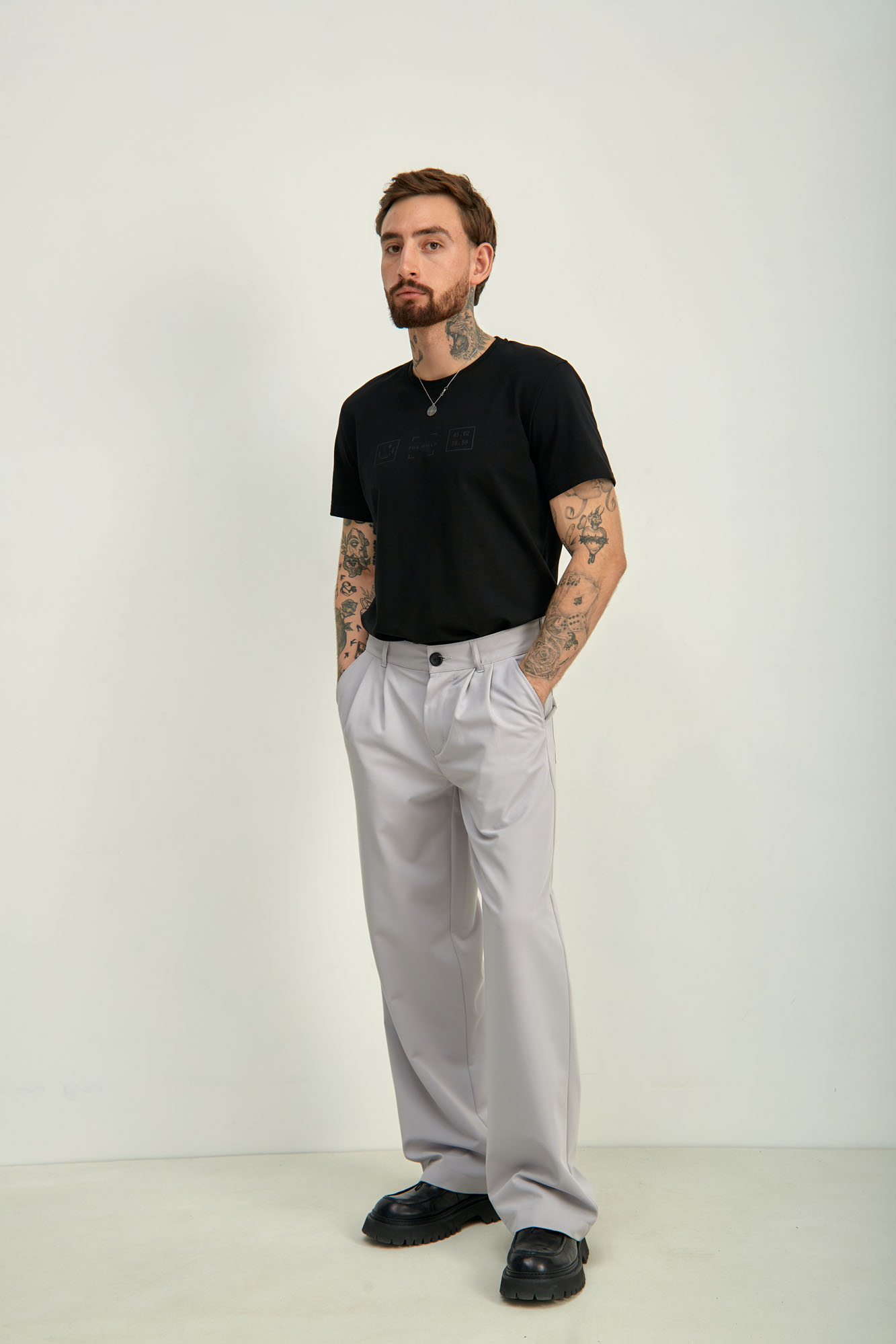 M-241-TH-56-1017 Брюки The Hills Серый