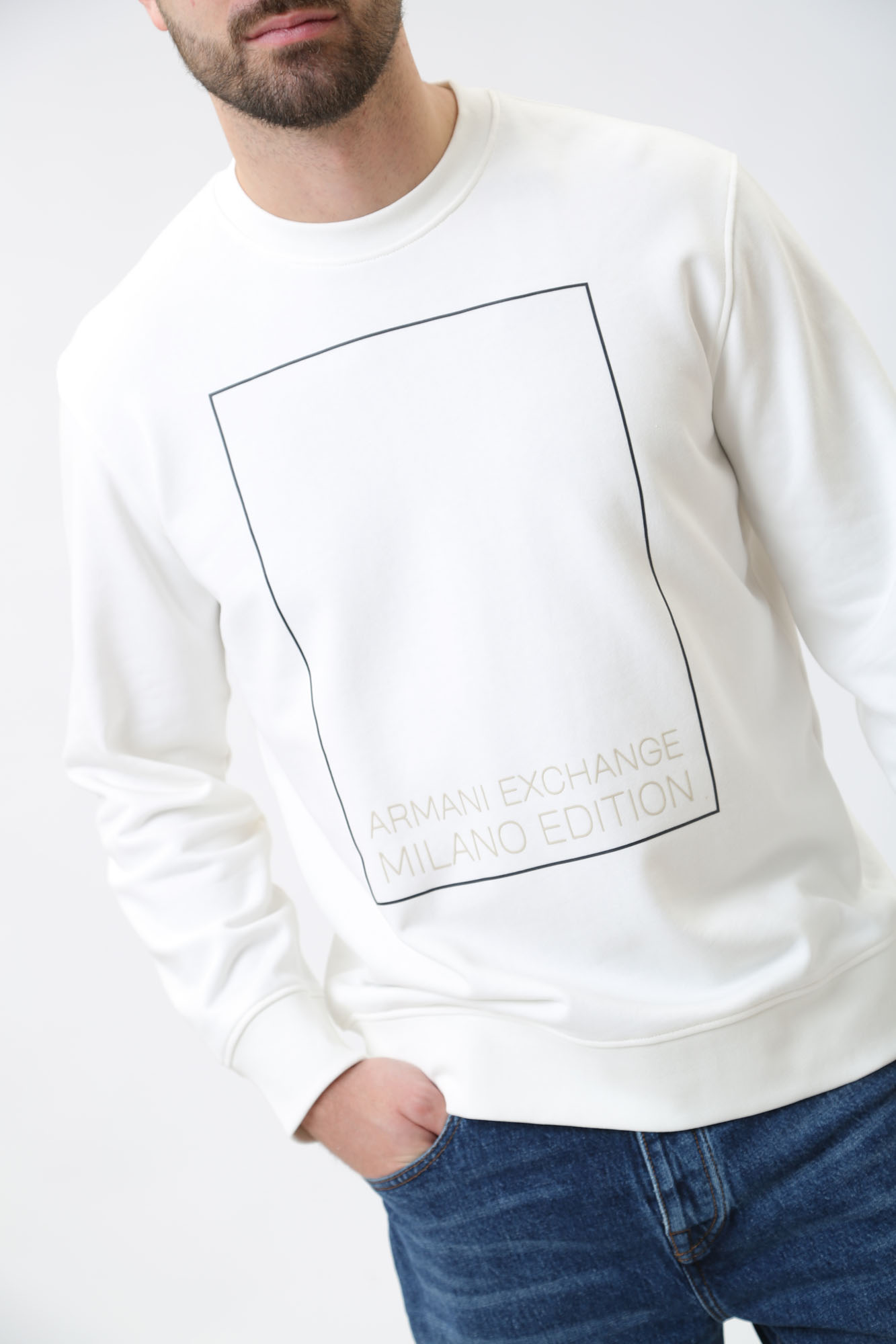 3DZMHH_ZJGGZ Свитшот Armani Exchange Белый