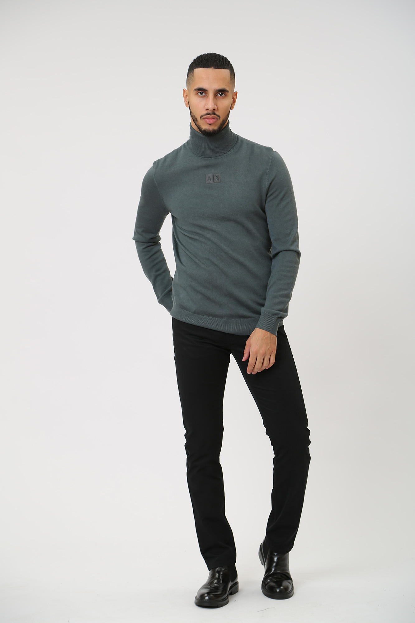 6RZJ13_ZN2LZ Брюки 5-карманные Armani Exchange Черный