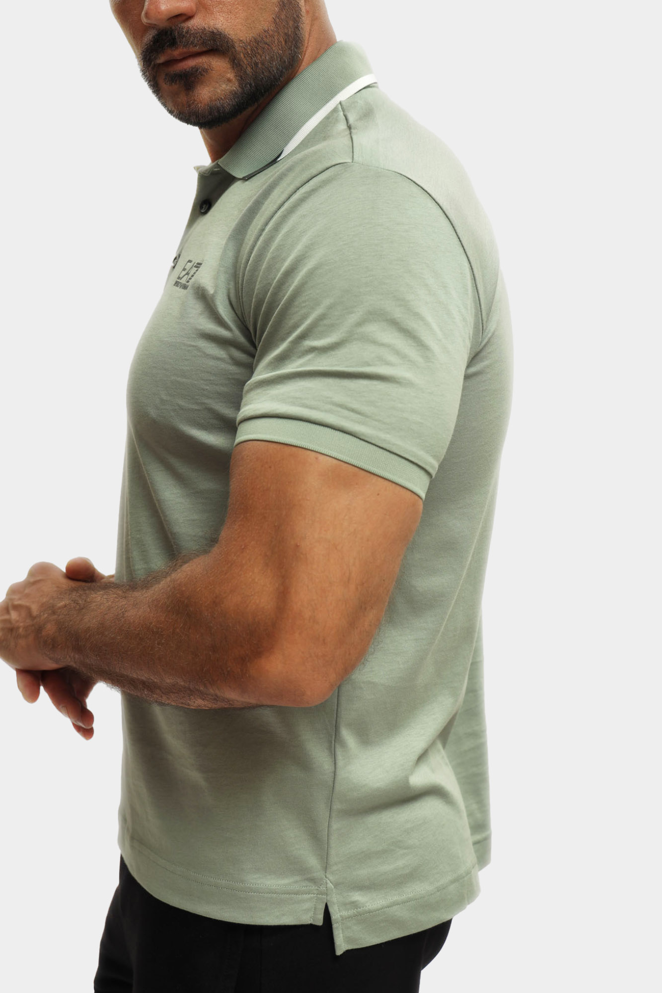 7M000277_AF10375 Поло EA7 Зеленый