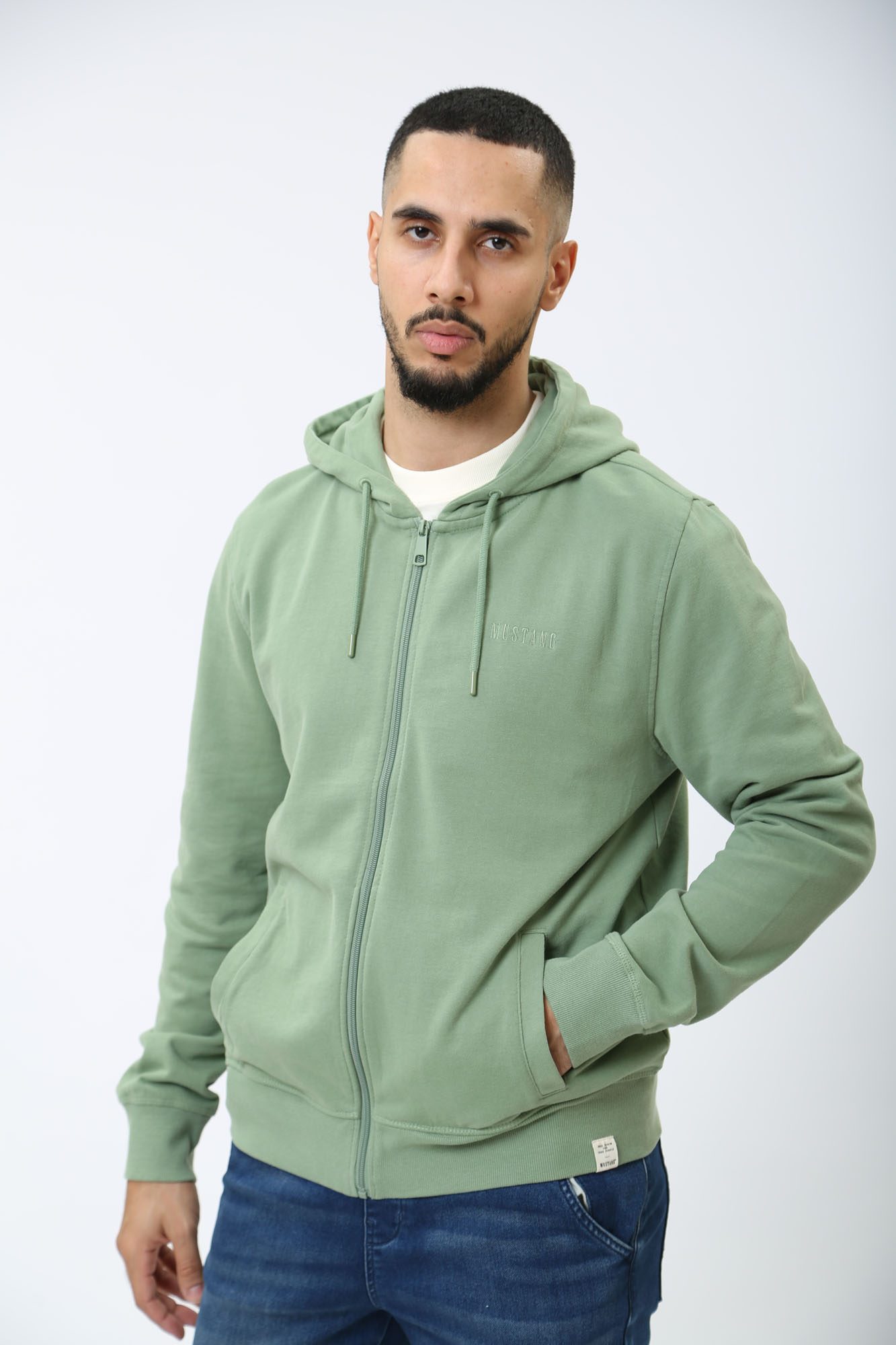1014795 Толстовка Mustang Зеленый
