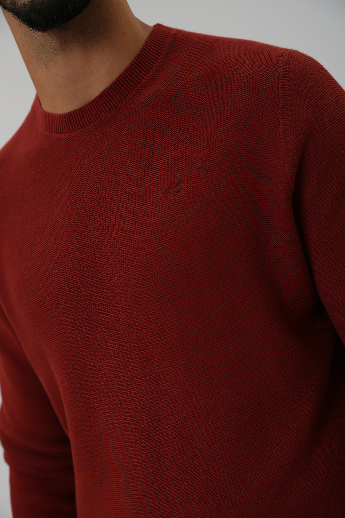 1014115 Джемпер Mustang Бордовый