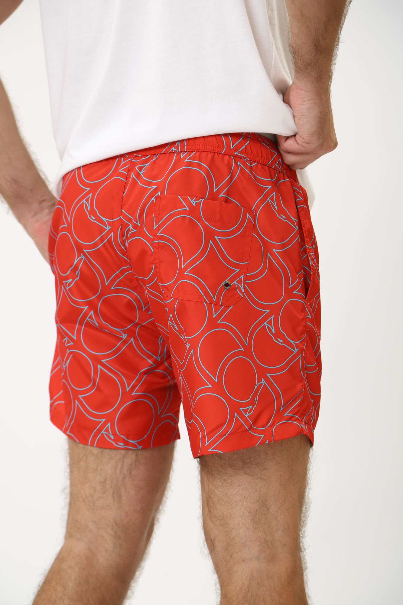 TRU2MBM07 Шорты плавательные Trussardi Красный