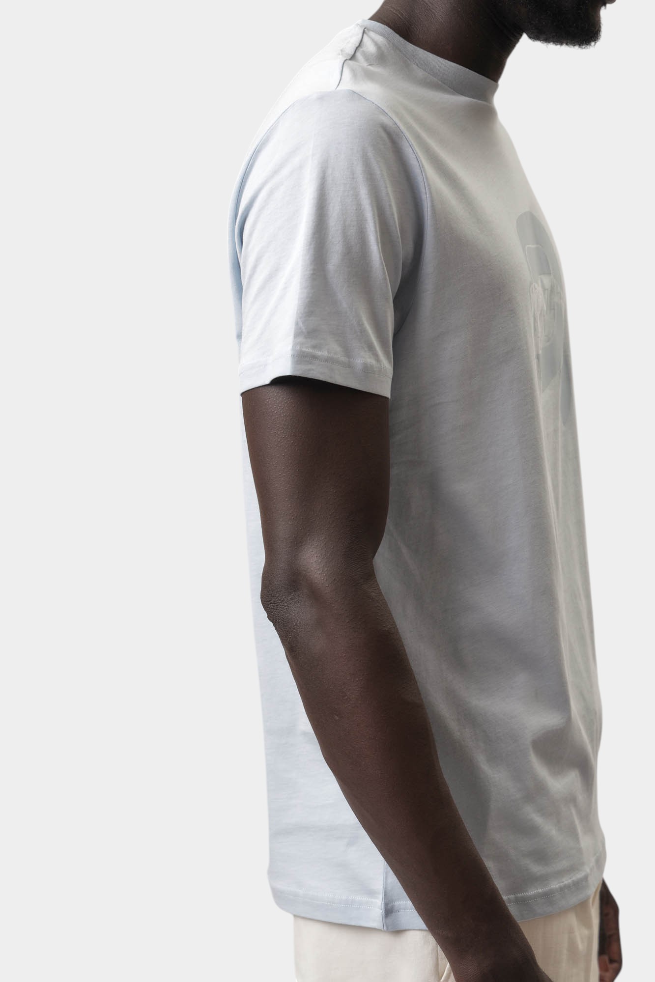 552251_755076 Футболка Karl Lagerfeld Голубой