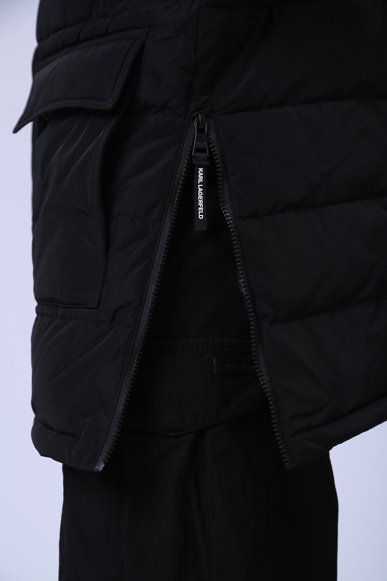 524501_455001 Пальто пуховое Karl Lagerfeld Черный