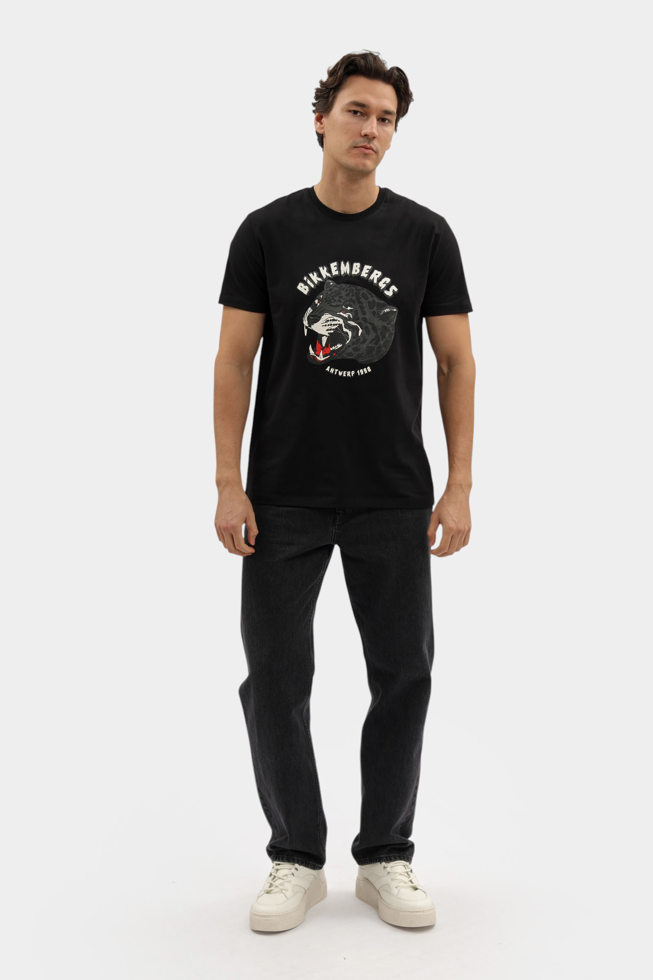 BMT1210 Футболка Bikkembergs Черный