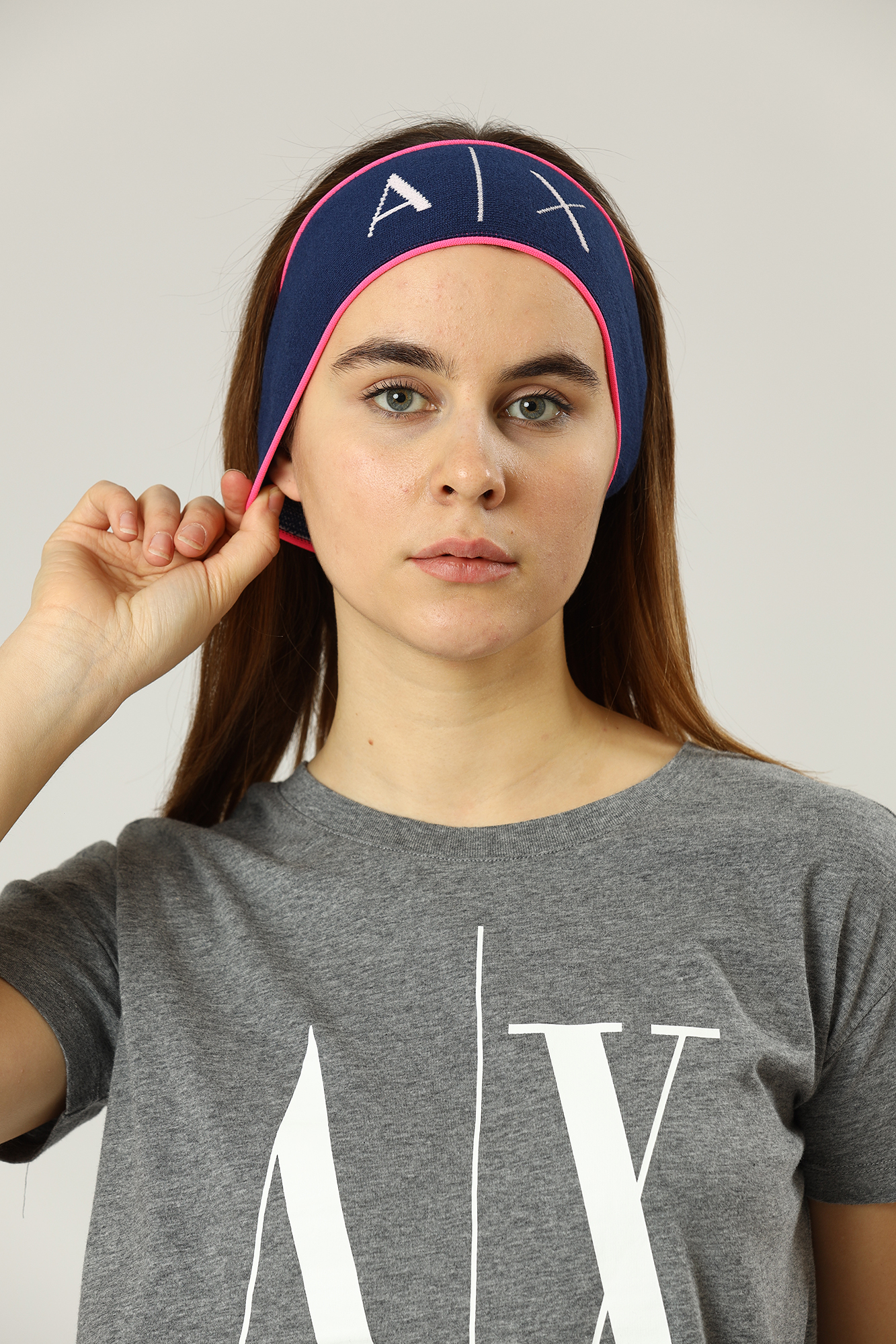 944665_1A303 Банданы Armani Exchange Синий