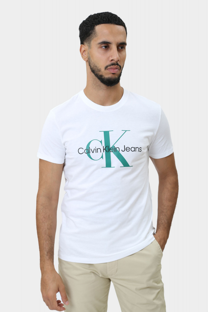 Джинсы SLIM TAPER  Calvin Klein Jeans Хлопок Голубой