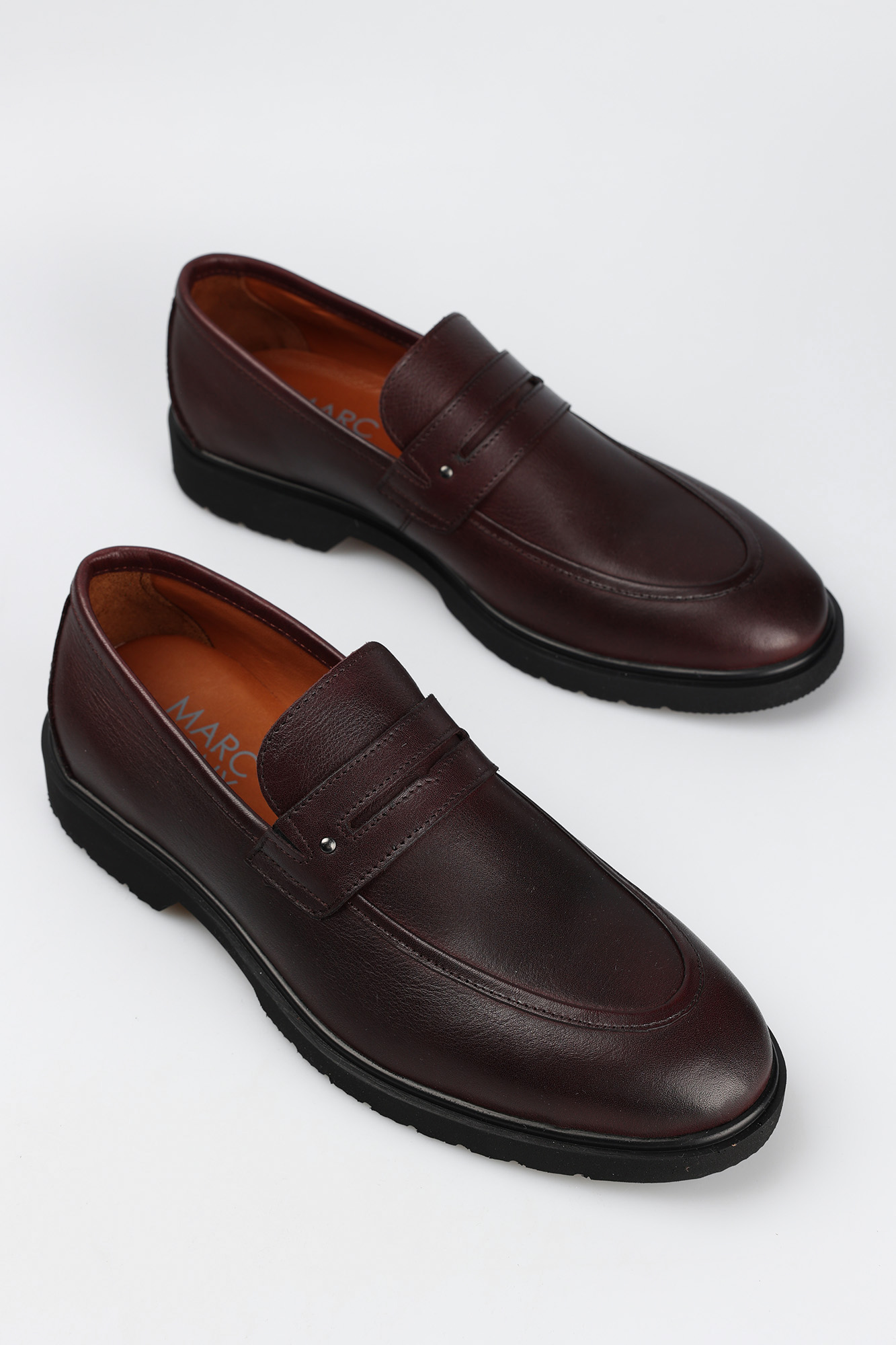 Туфли мужские, Marc Cony, 126-1165-137-1 Лоферы Marc Cony Бордовый
