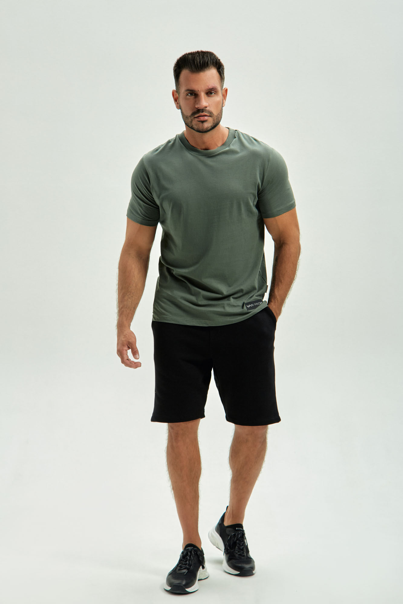 VM-ERK-22-055 Футболка Van Mich Зеленый