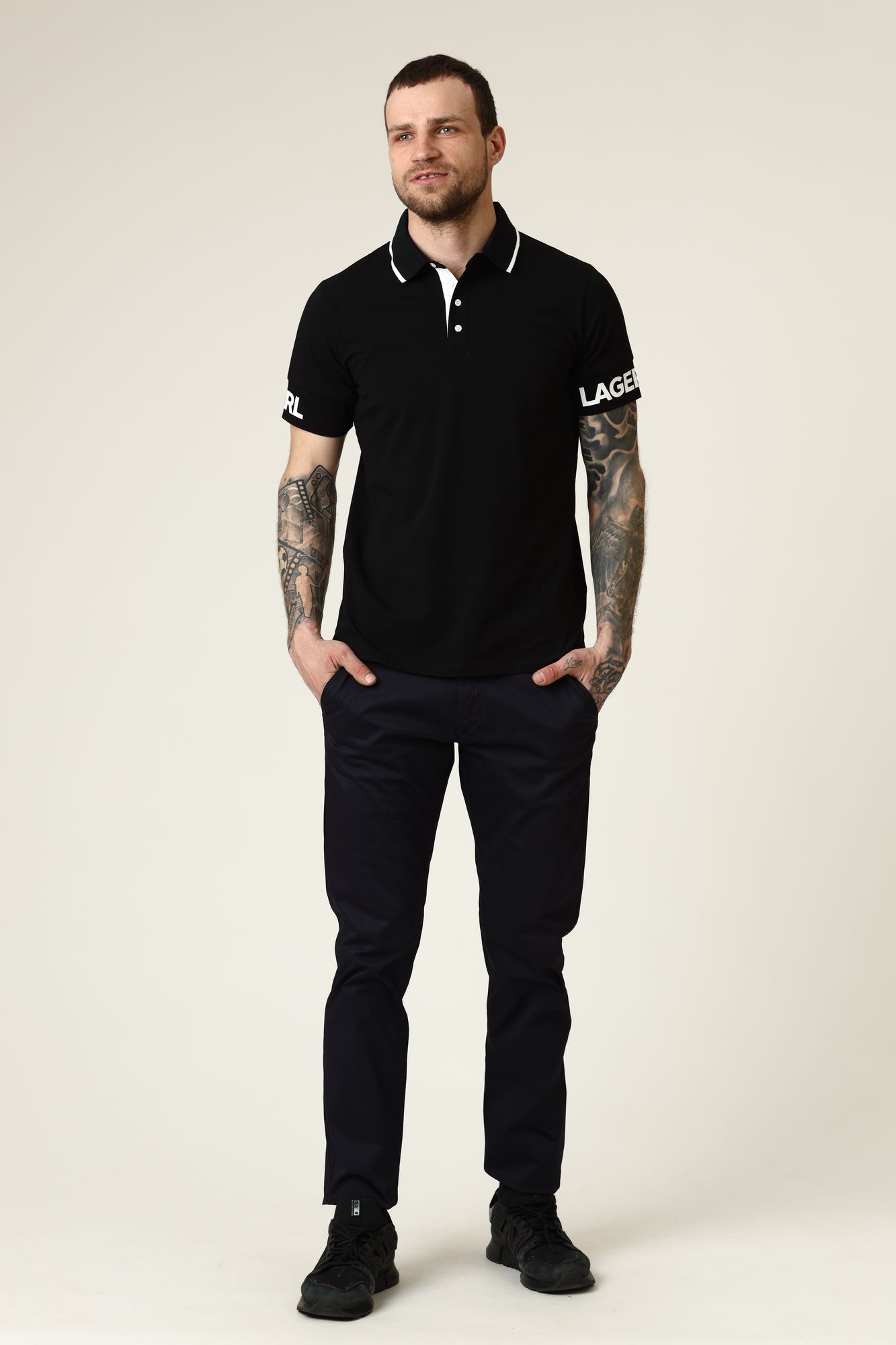 511801_255822 Брюки чиносы Karl Lagerfeld Синий