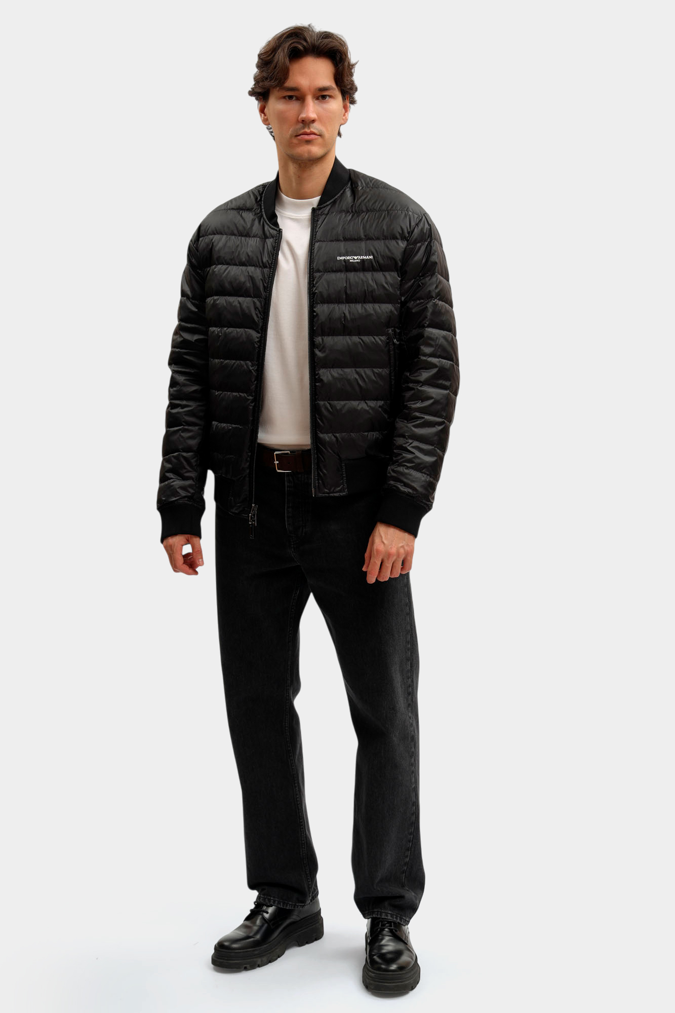 EM003783_ AF19870 Бомбер Emporio Armani Черный