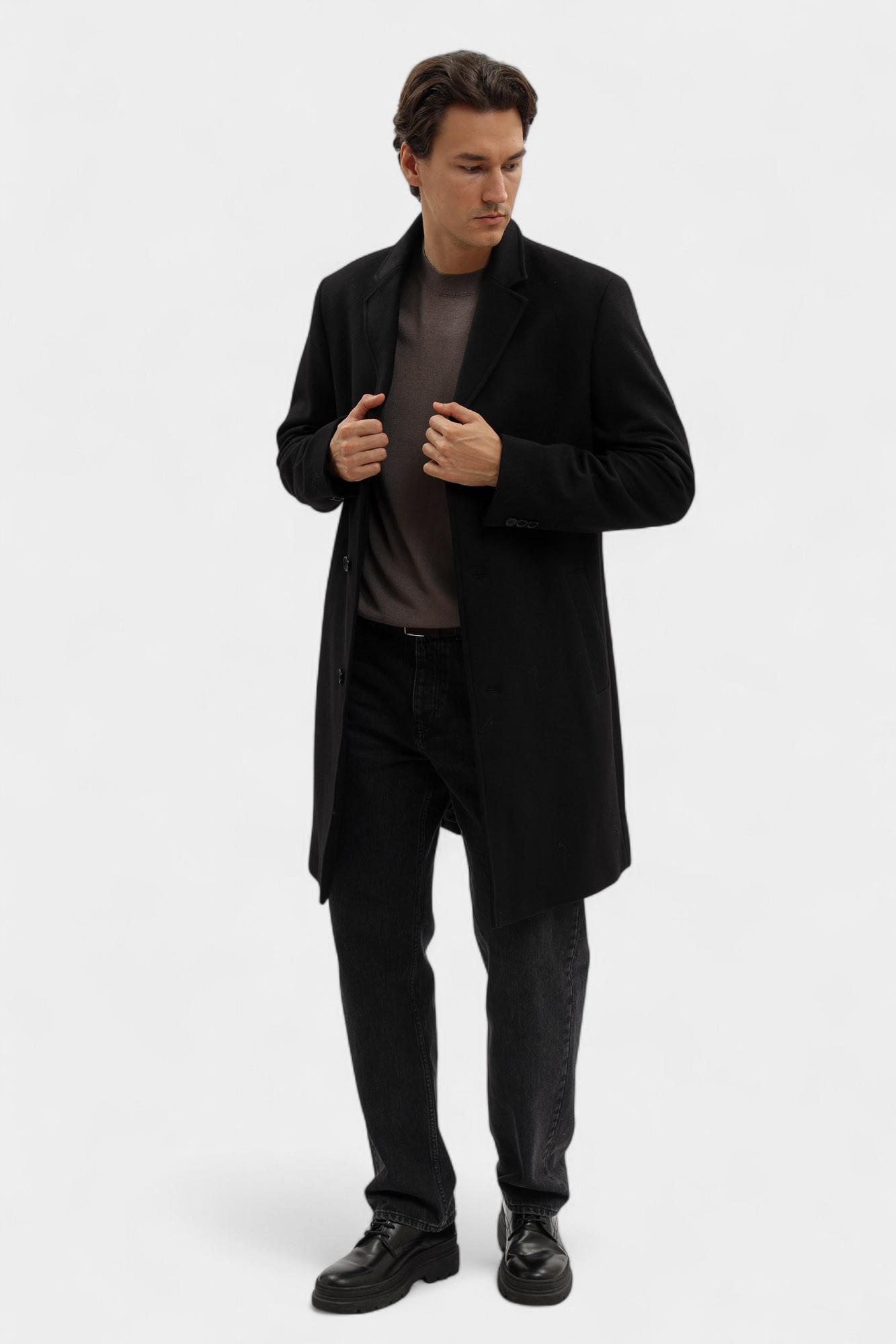 553799_455010 Пальто Karl Lagerfeld Черный