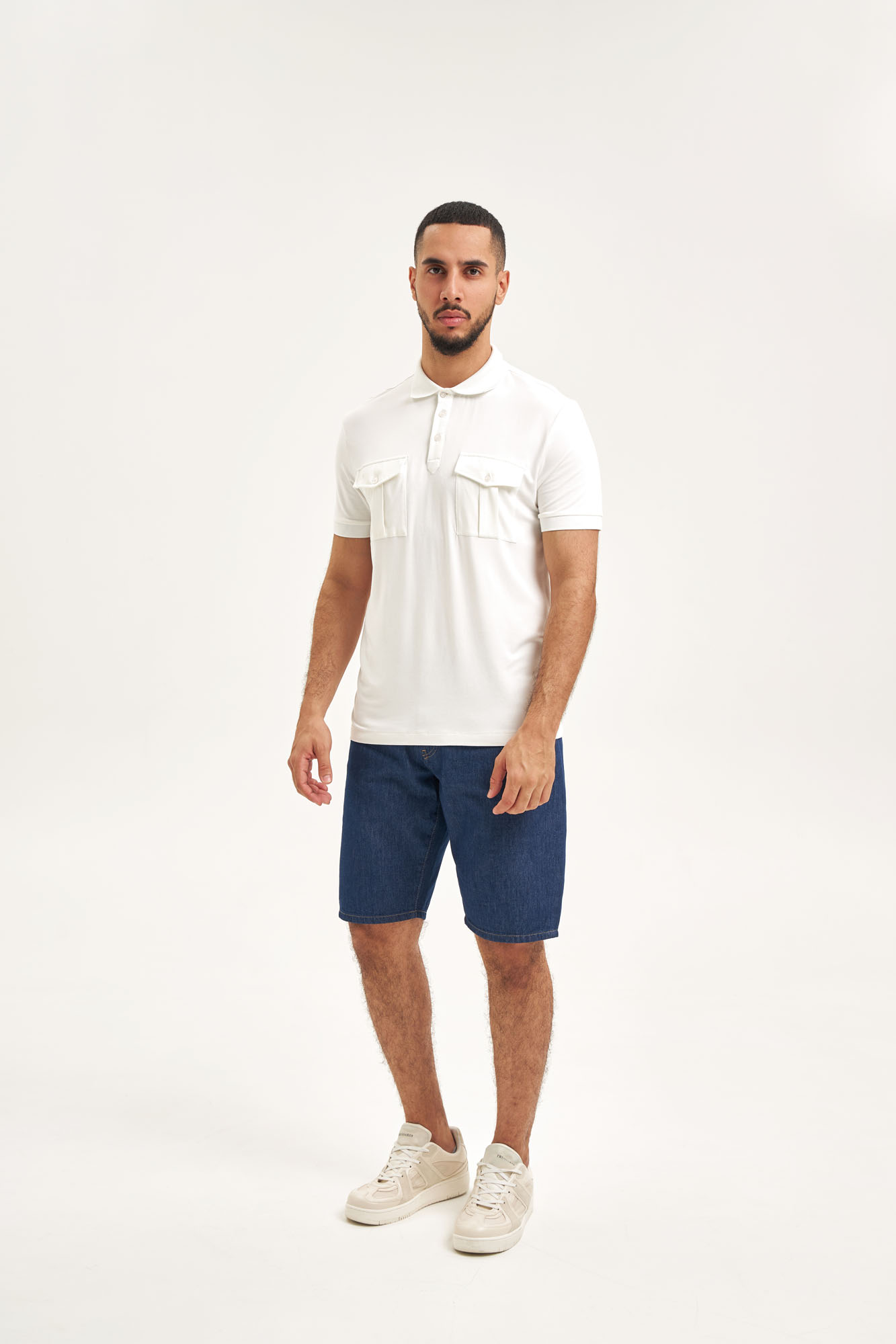 VM-ERK-22-035 Поло Van Mich Белый