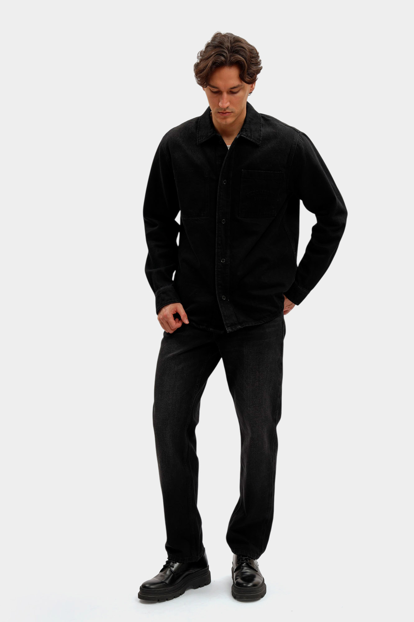 PM309082 Рубашка джинсовая Pepe Jeans Черный