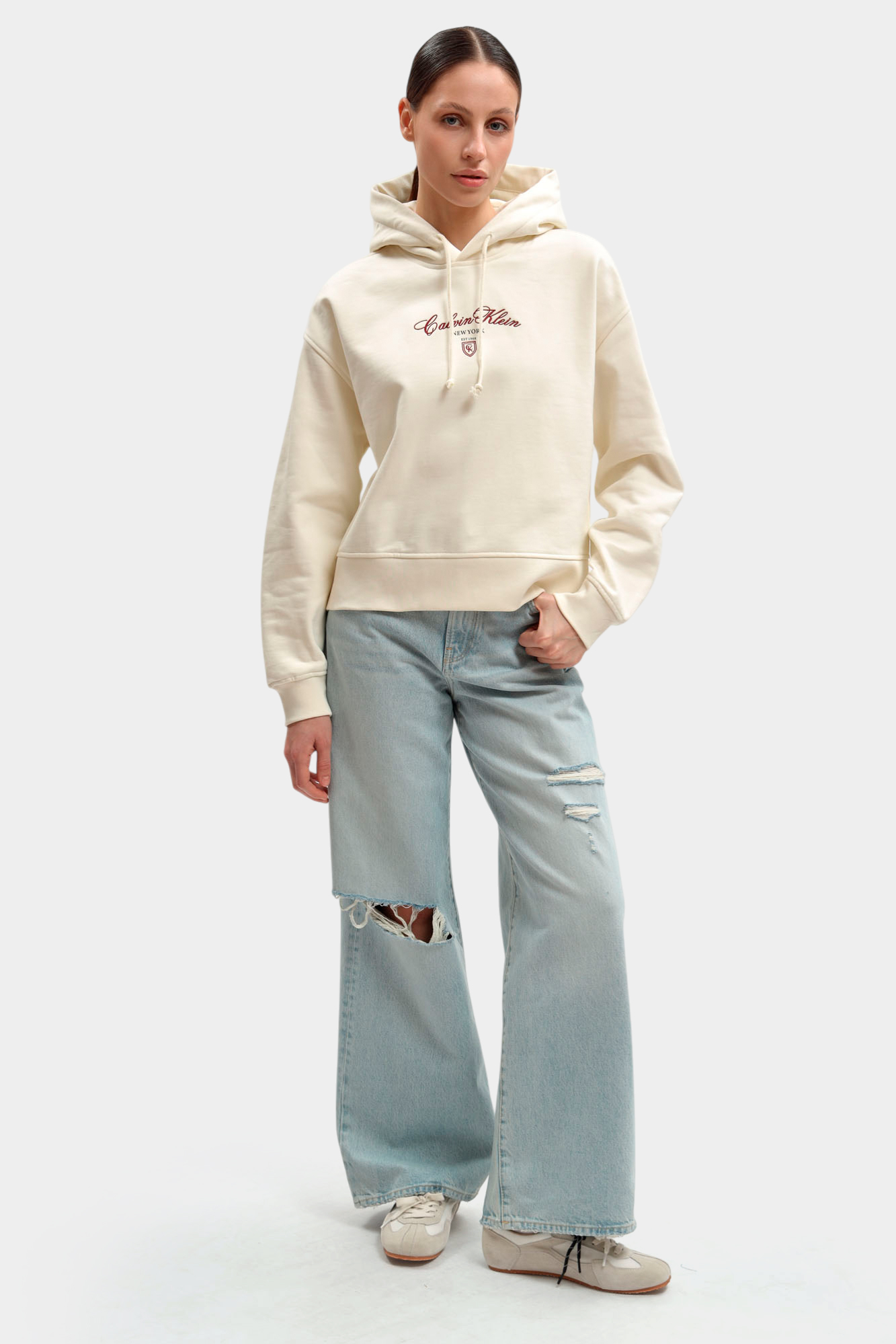 Худи Calvin Klein Jeans Бежевый