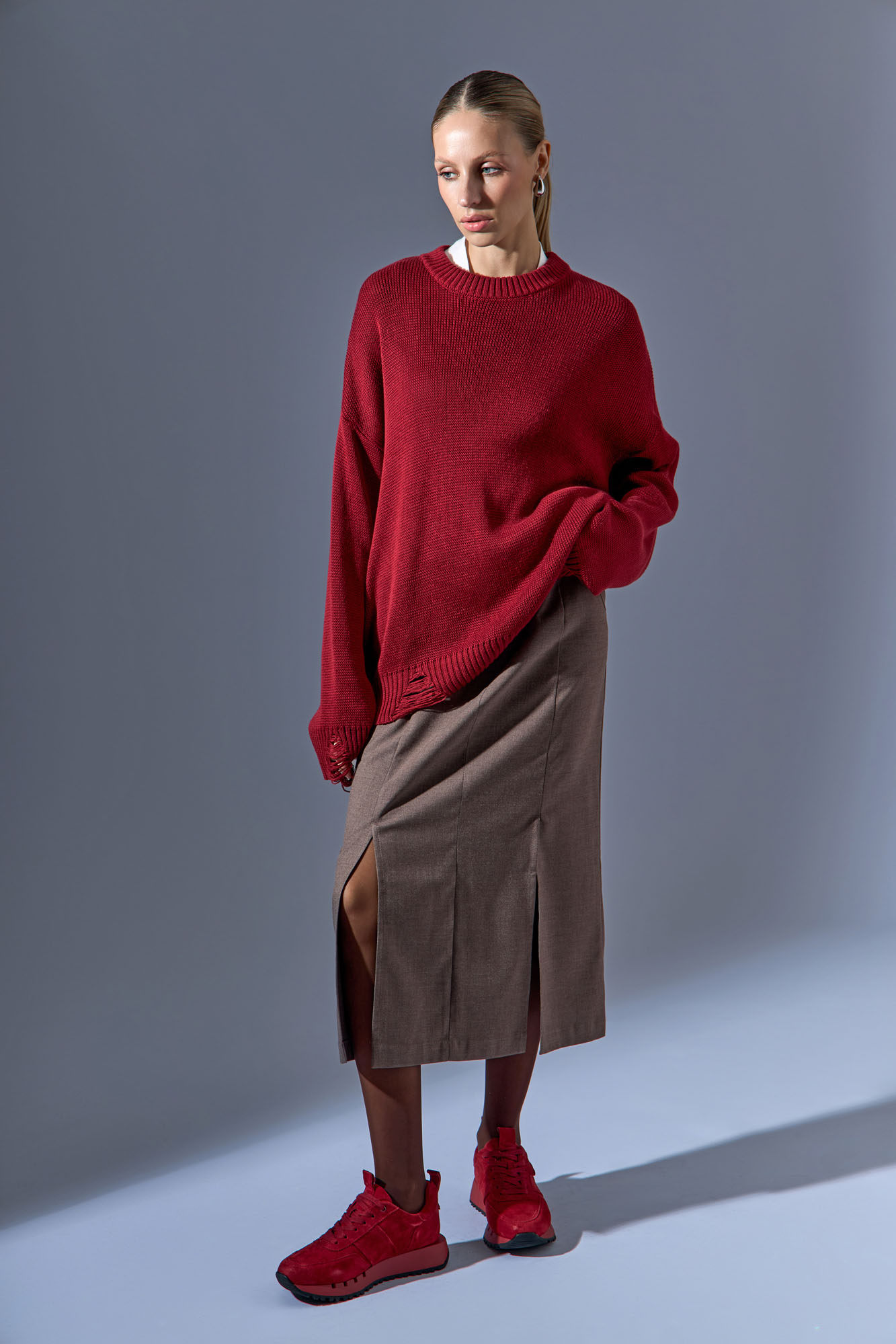 RP-QS390-F209 Кроссовки Red Pin Бордовый