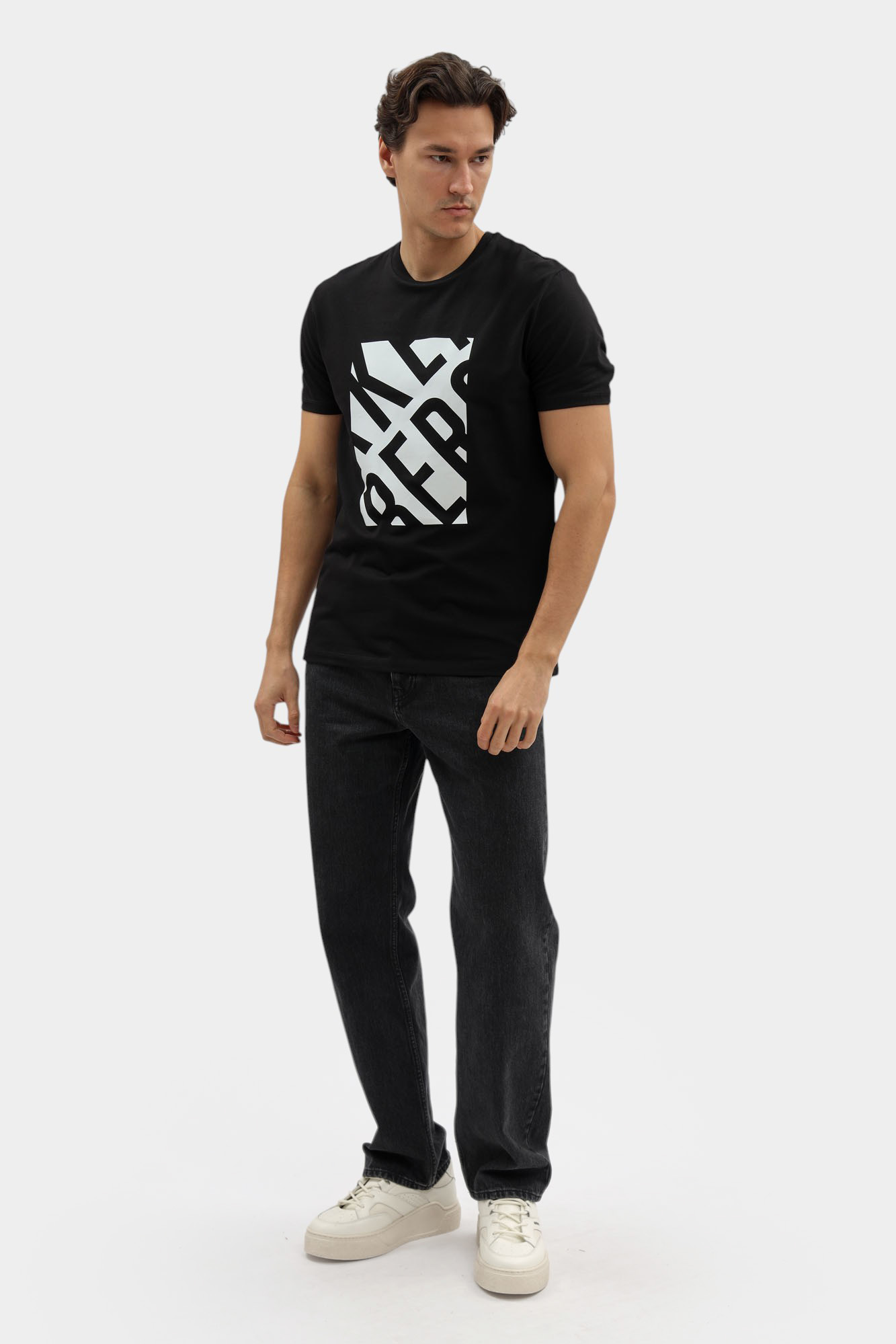 BMT1218 Футболка Bikkembergs Черный