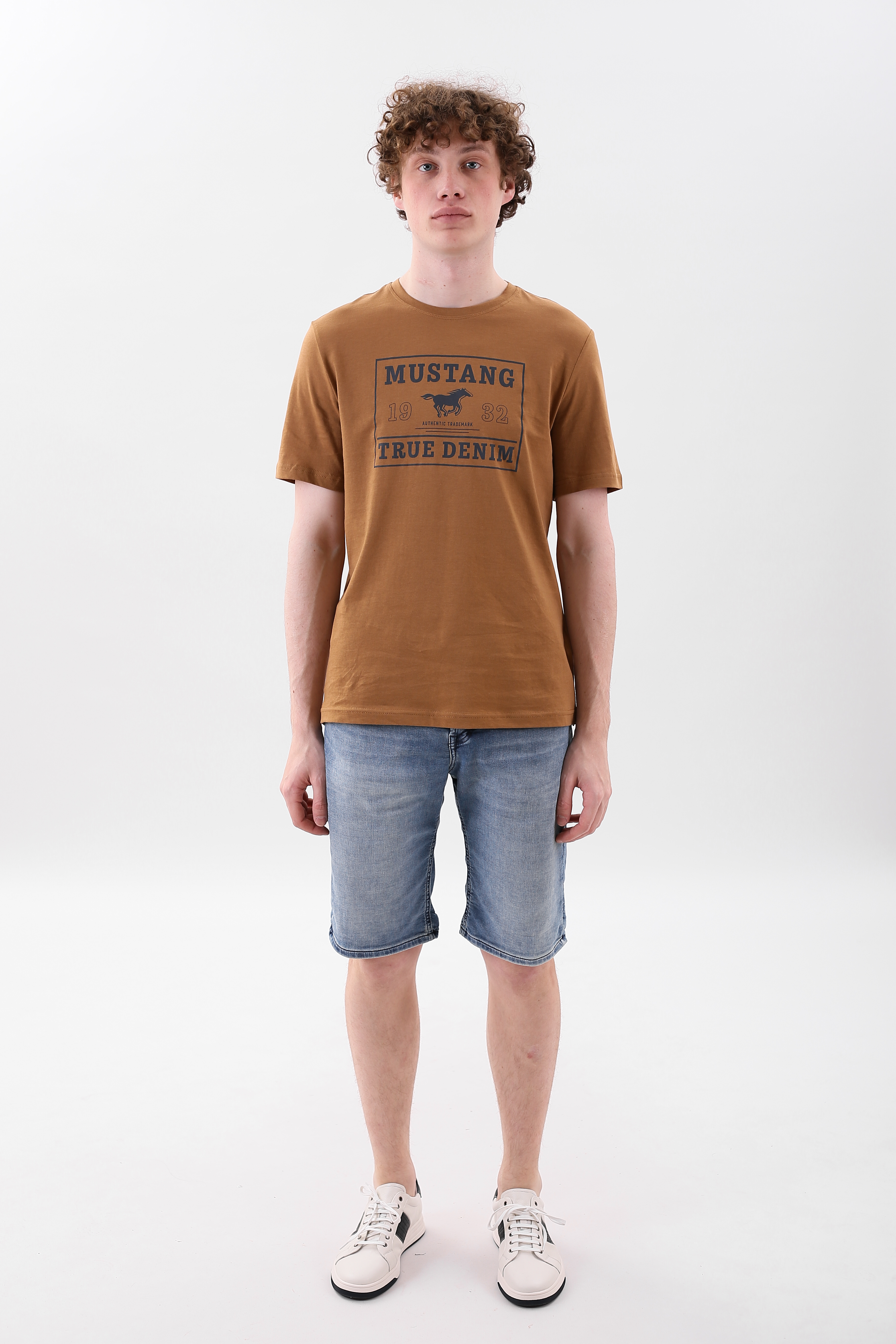 1012672 Шорты джинсовые Mustang Голубой