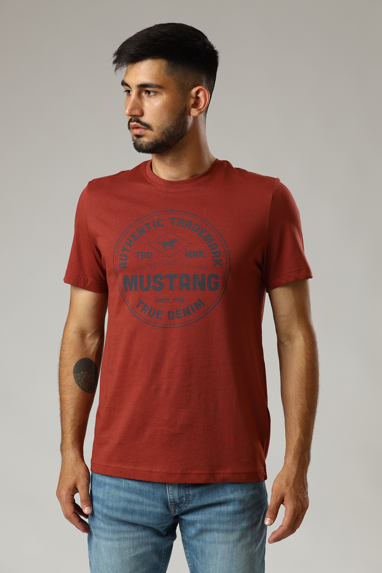 1012517-7256 Футболка Mustang Красный
