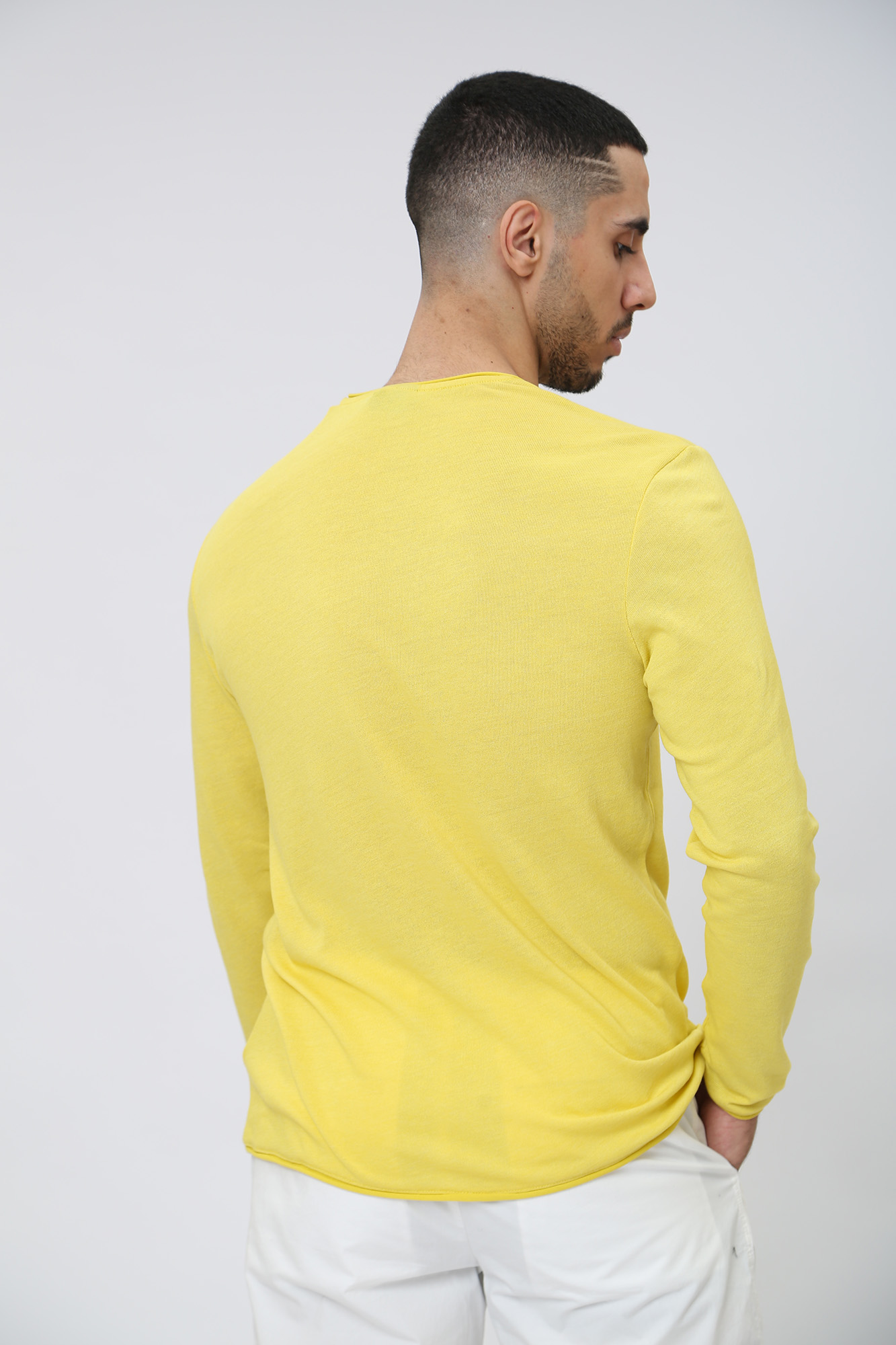 30018728_10008529 Футболка д/р Strellson Желтый