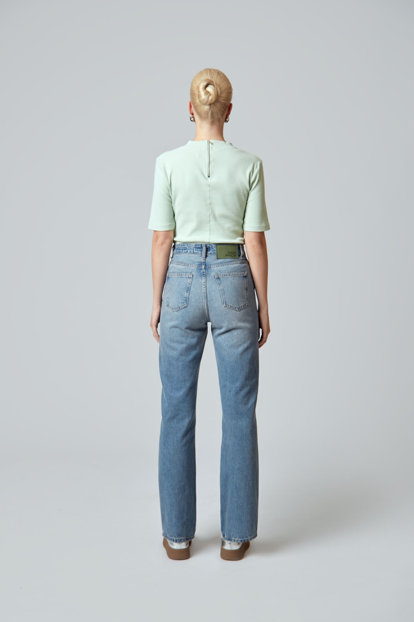 VW-OMA-33-344 брюки джинсовые van mich 