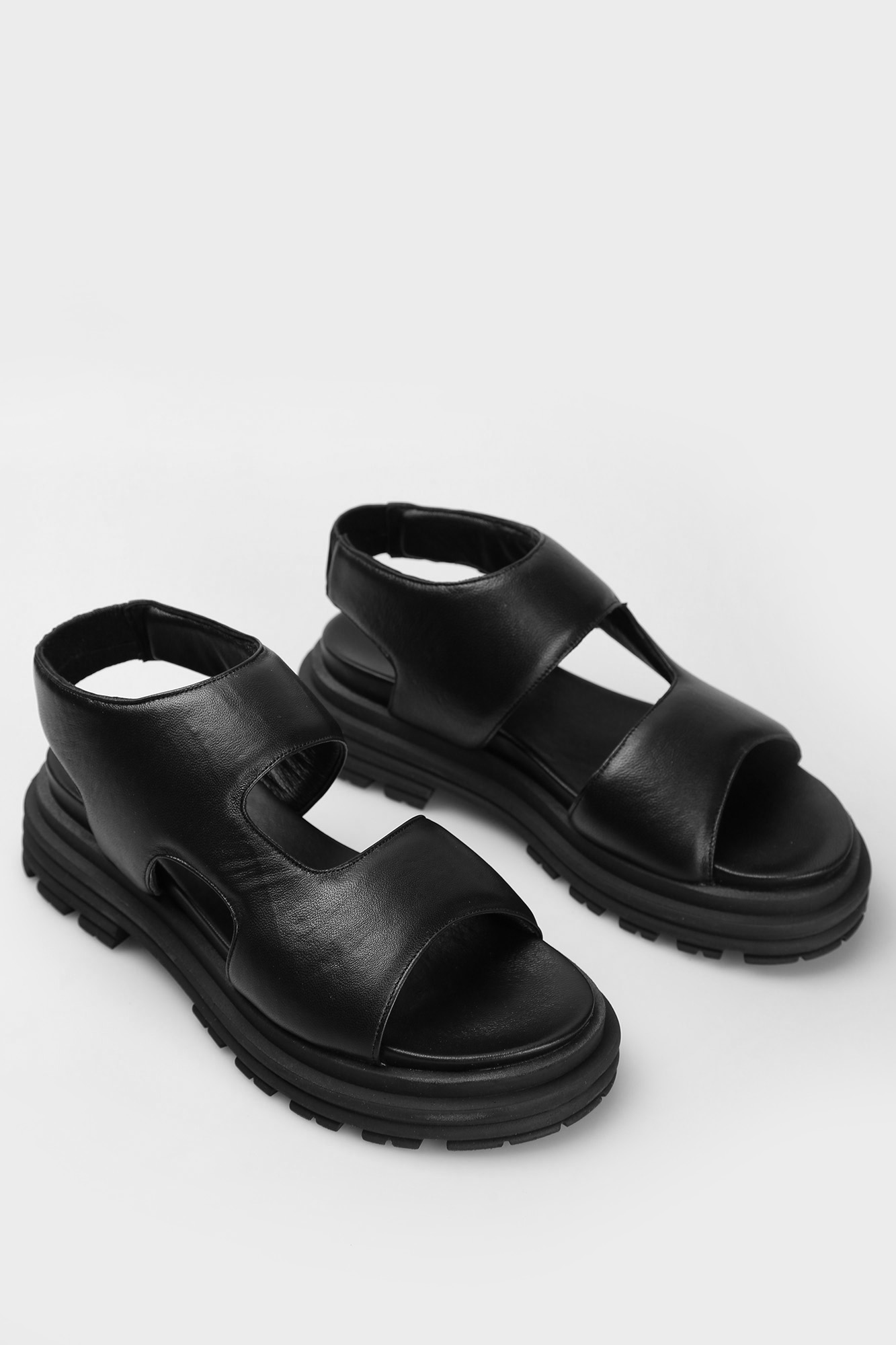 22-120-02 Сандалии The Hills Черный