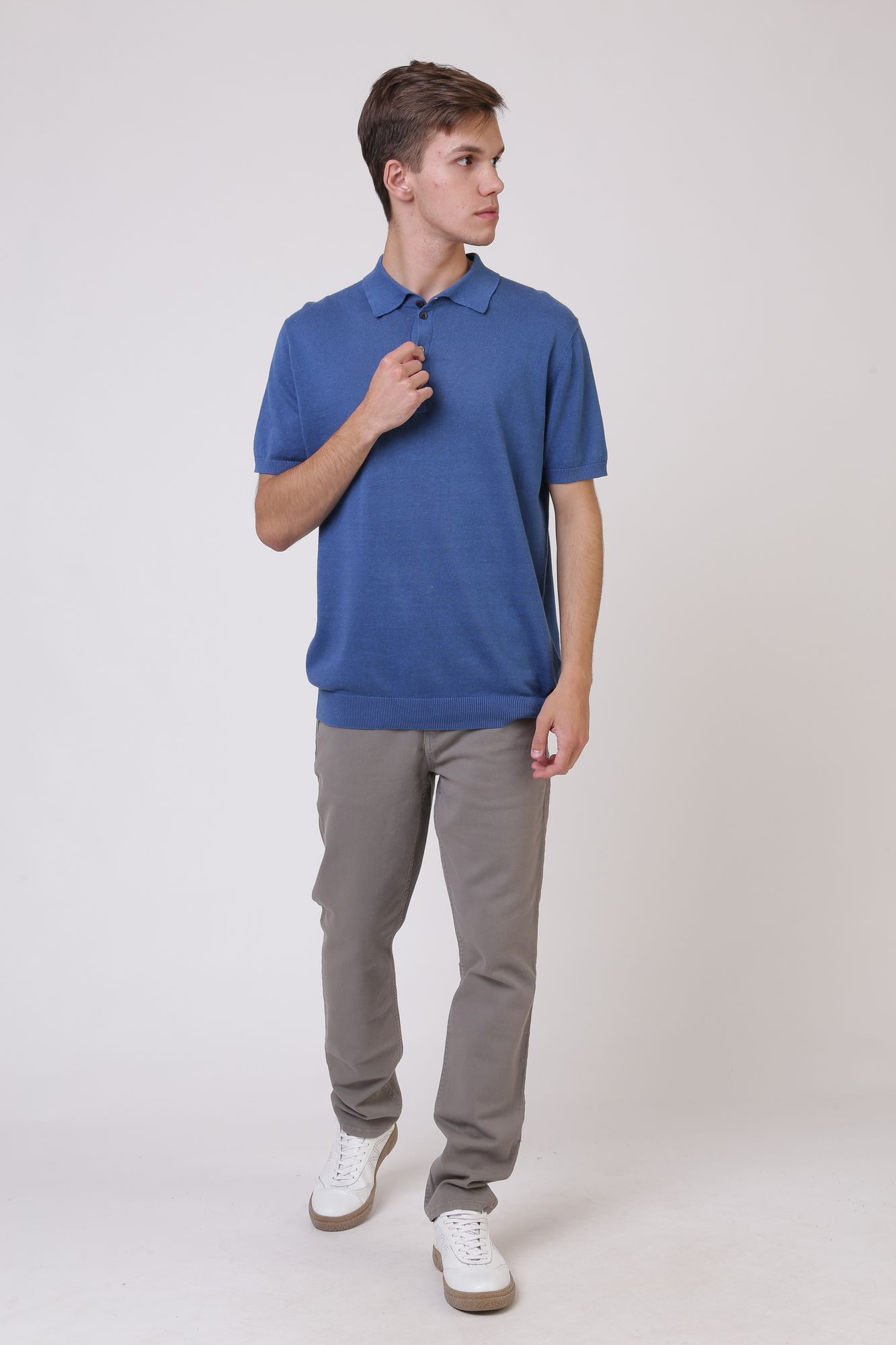 681305_656025 Поло Lagerfeld Синий