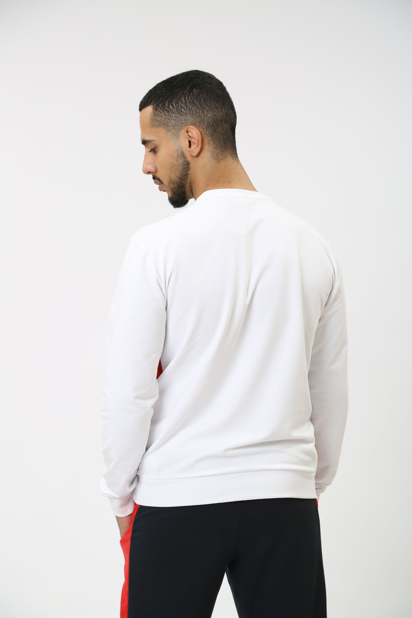 3DPM14_PJLIZ_1100 Свитшот EA7 Белый