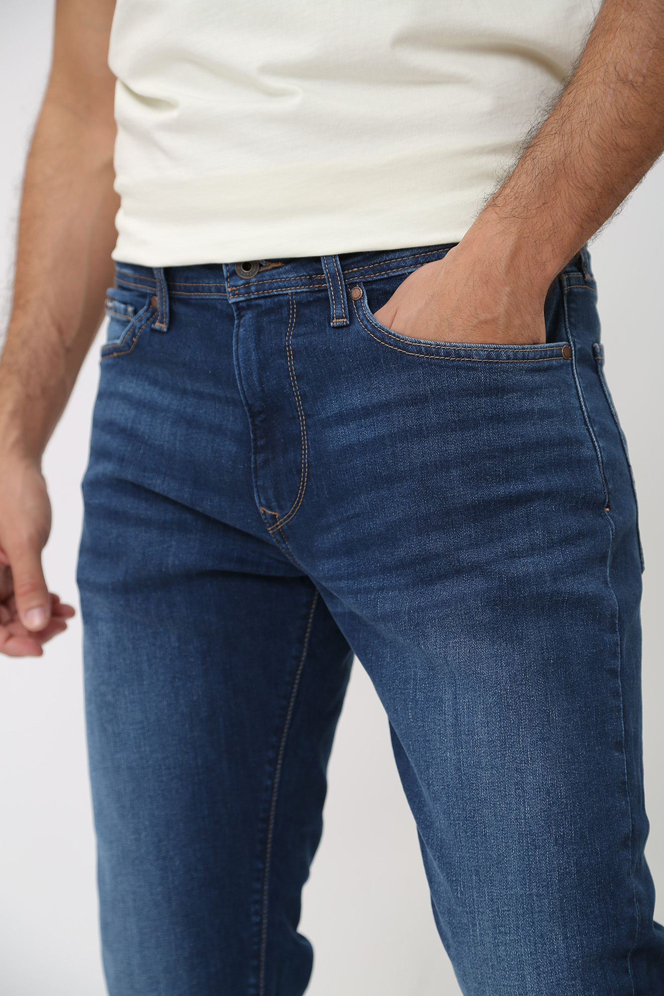 PM207390CT4 Джинсы  TAPERED JEANS  Pepe Jeans Синий