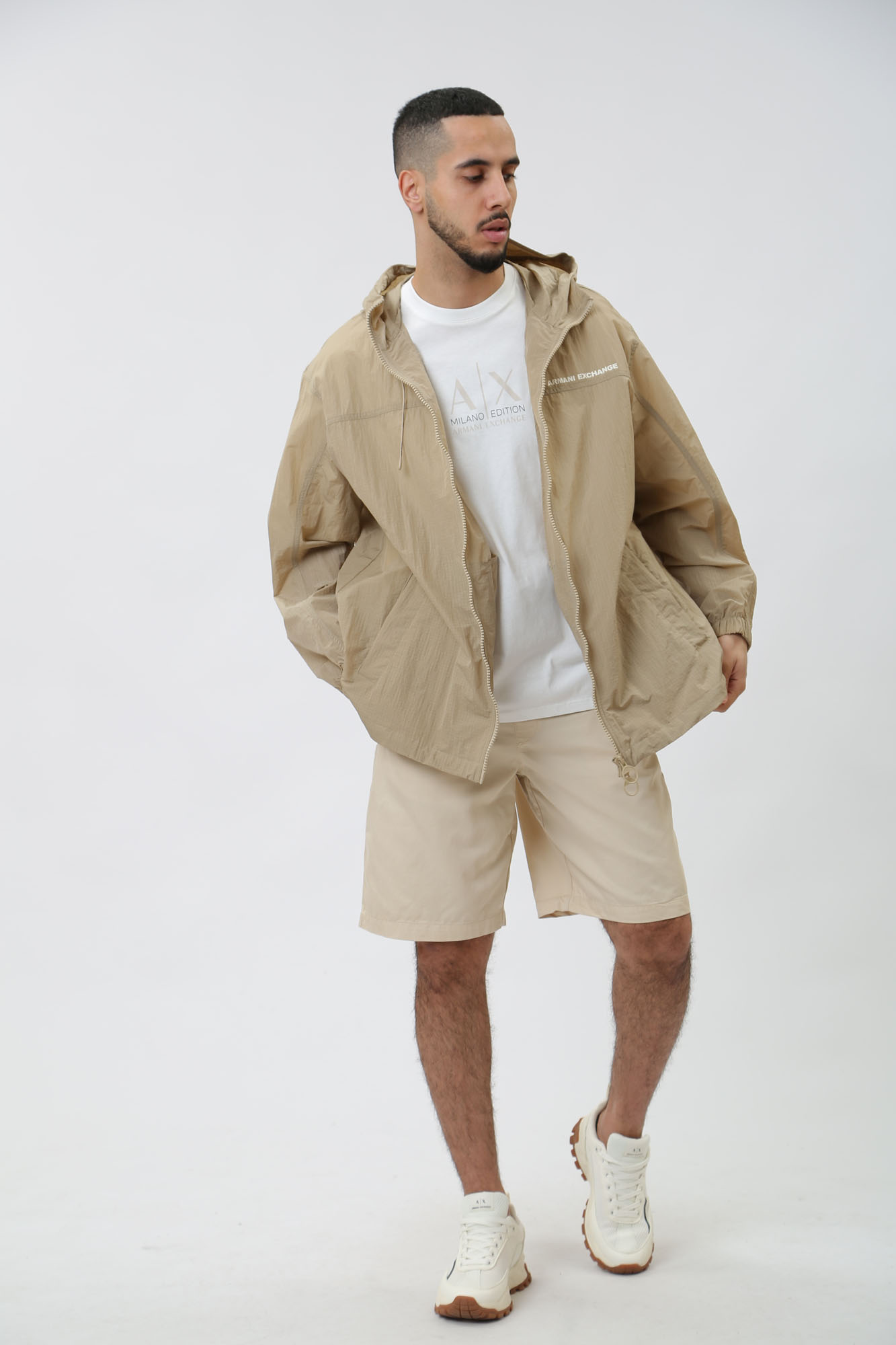 3DZK03_ZN3NZ Ветровка Armani Exchange Бежевый