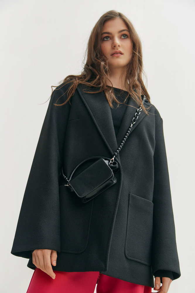 Шарф Trussardi Акрил Черный