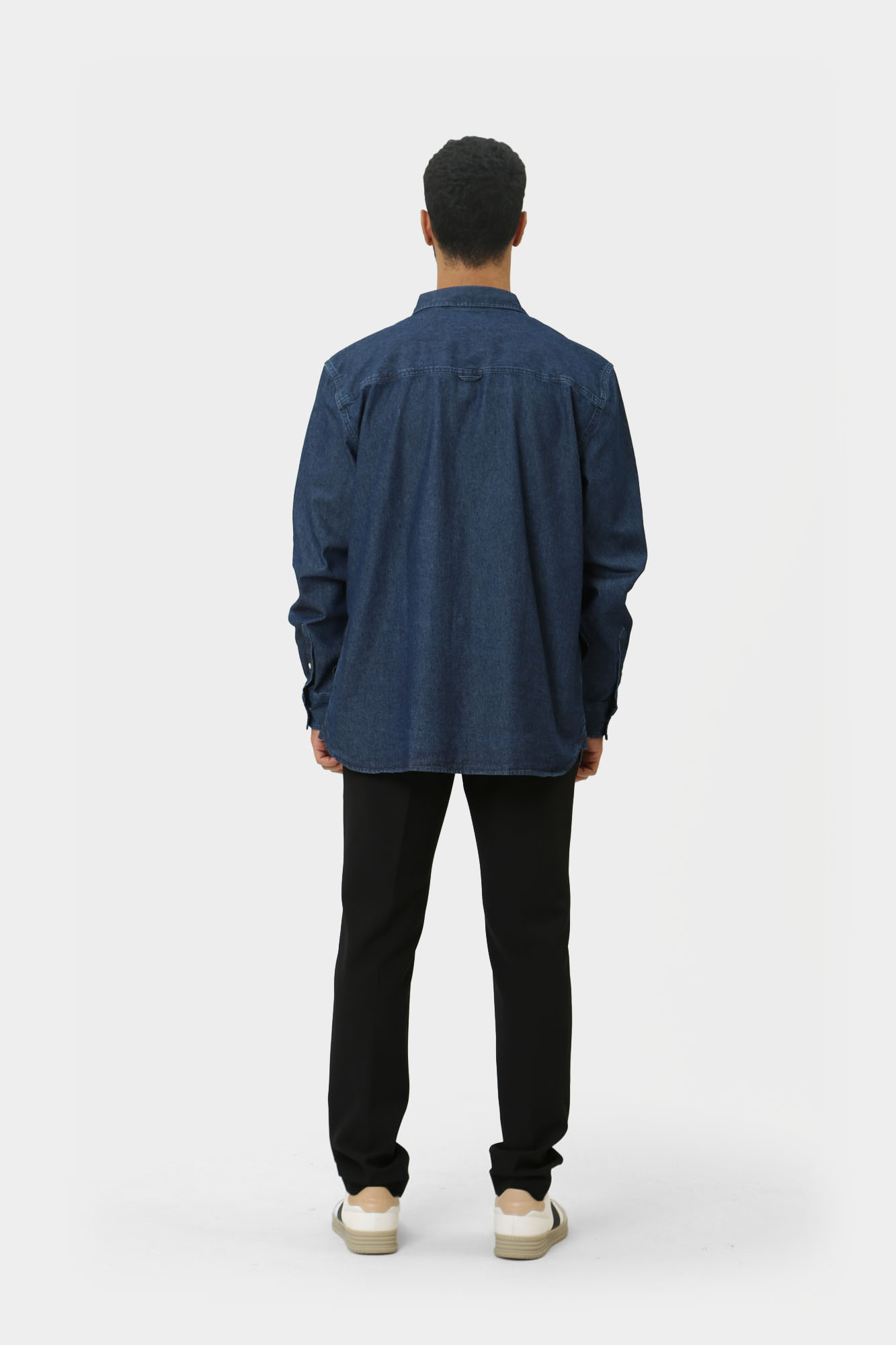 1015616-5000 Рубашка с длинным рукавом Mustang Синий