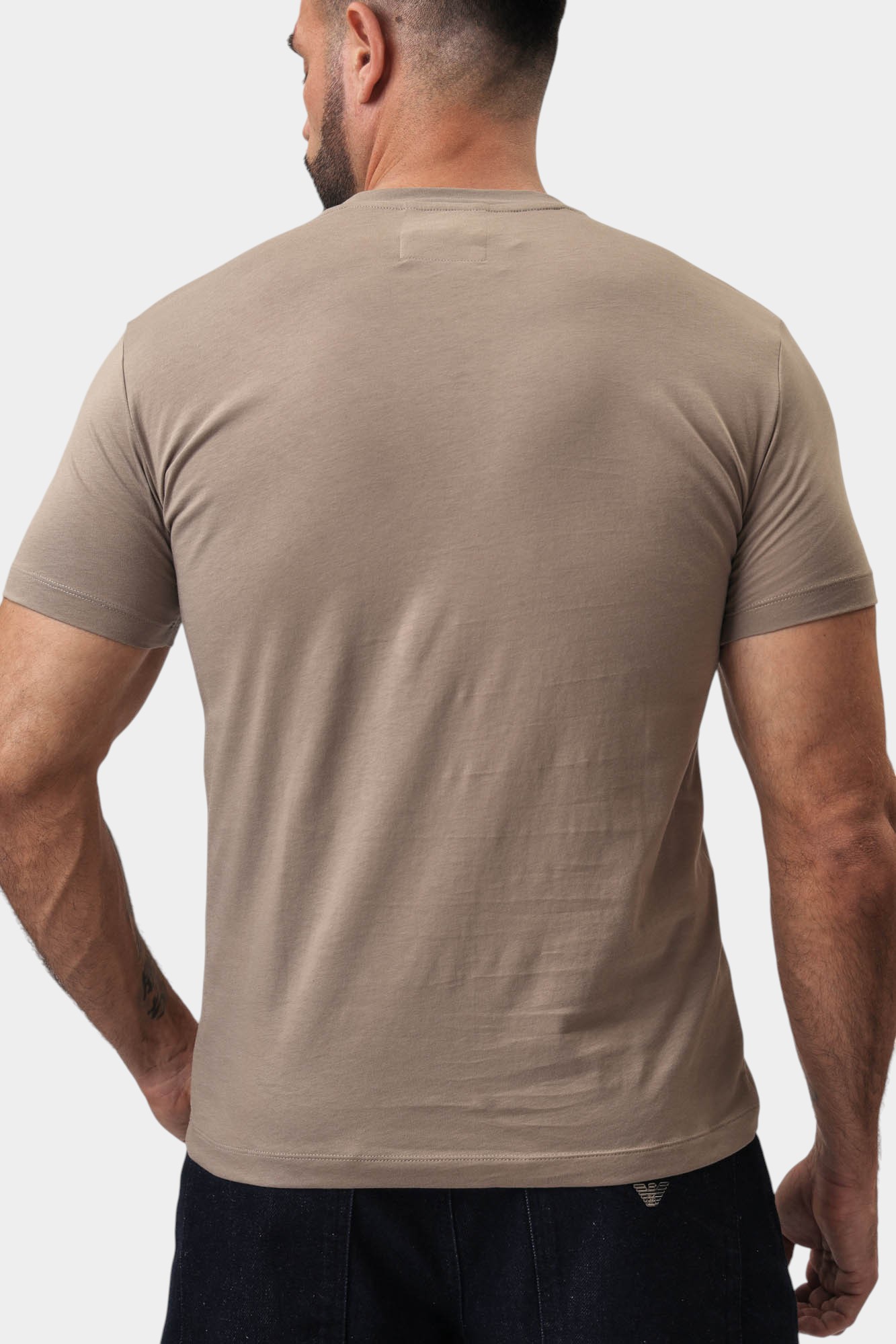 8N1TN5_1JPZZ_M6118 Футболка Emporio Armani Бежевый