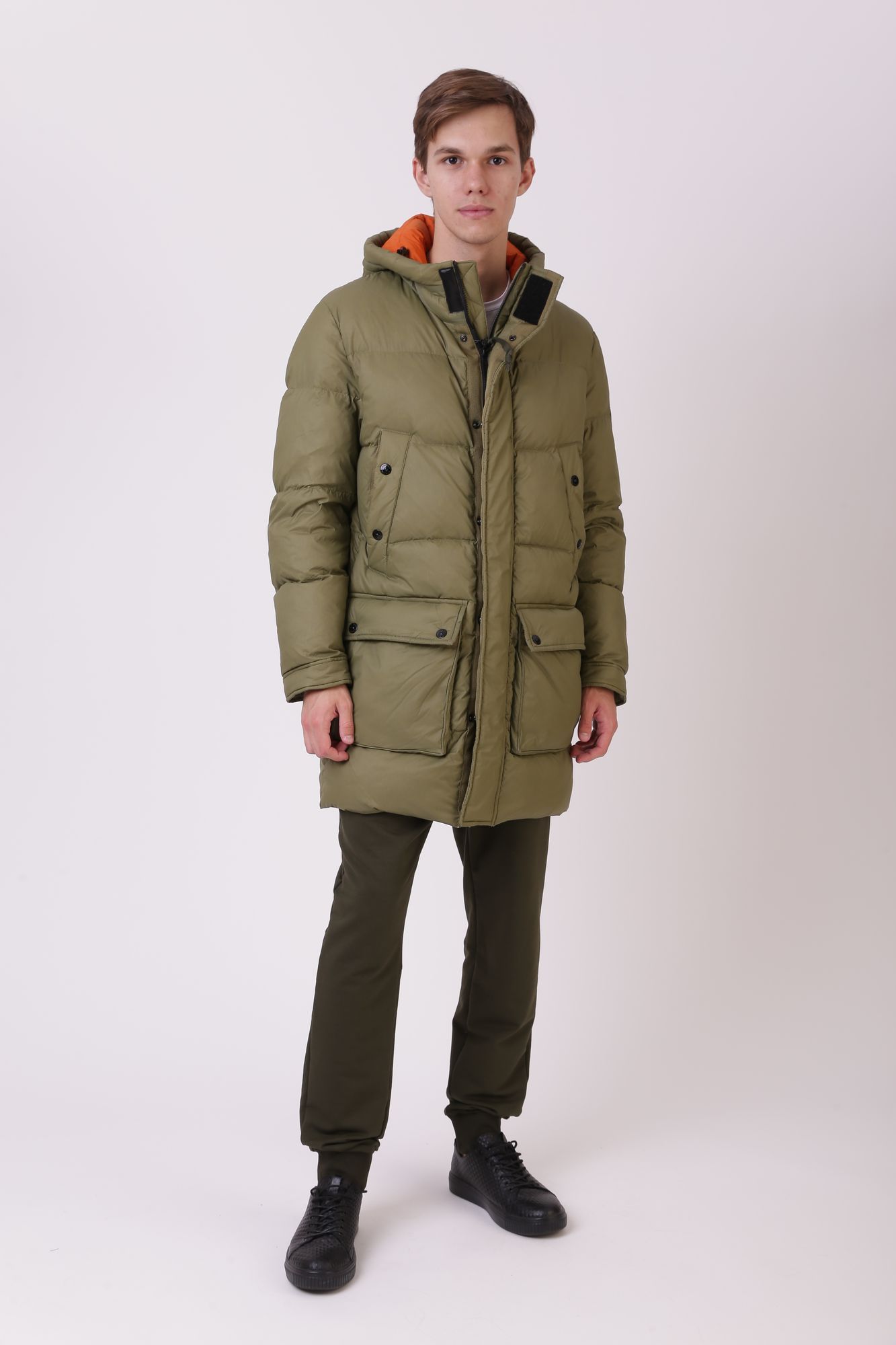 10007921 Куртка пуховая Strellson Хаки